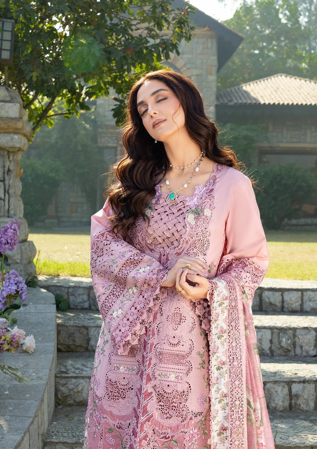 ELY-09 ROSEE | Elaf Premium | Luxury Lawn Collection Unstitched 2026