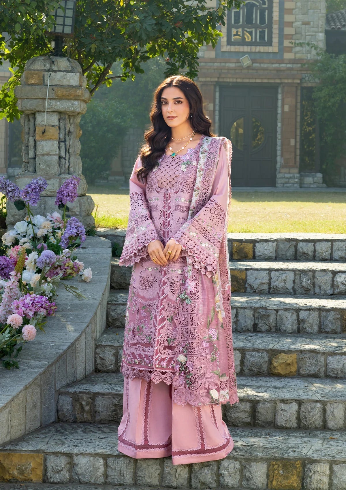 ELY-09 ROSEE | Elaf Premium | Luxury Lawn Collection Unstitched 2026