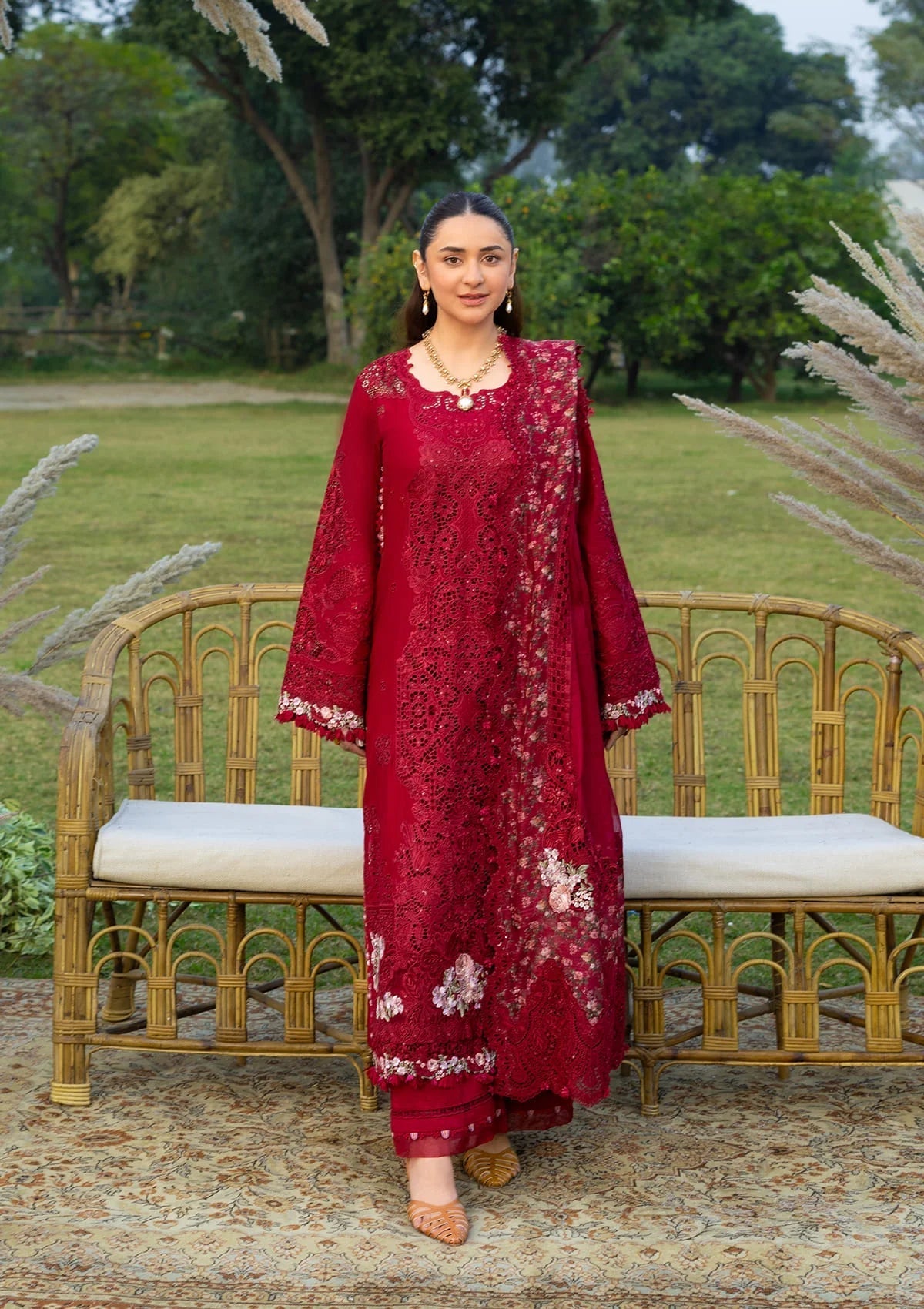 ELY-10 CHERIE LADY | Elaf Premium | Luxury Lawn Collection Unstitched 2026