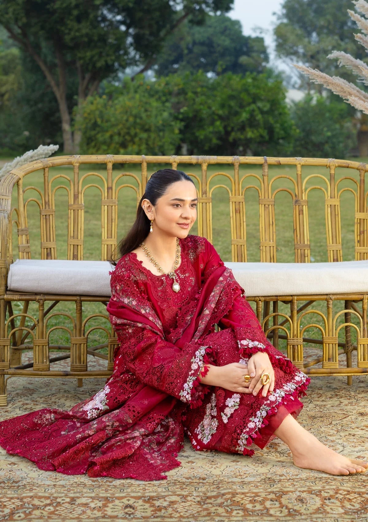 ELY-10 CHERIE LADY | Elaf Premium | Luxury Lawn Collection Unstitched 2026