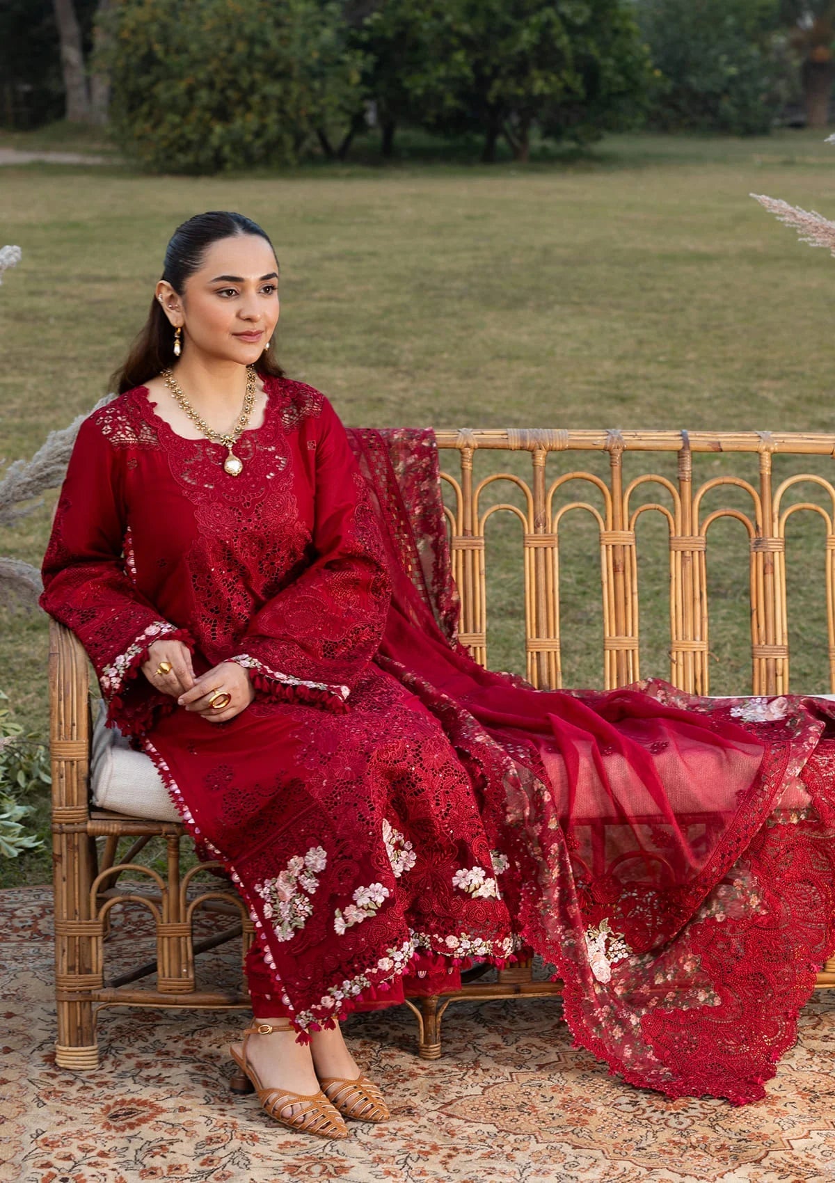 ELY-10 CHERIE LADY | Elaf Premium | Luxury Lawn Collection Unstitched 2026