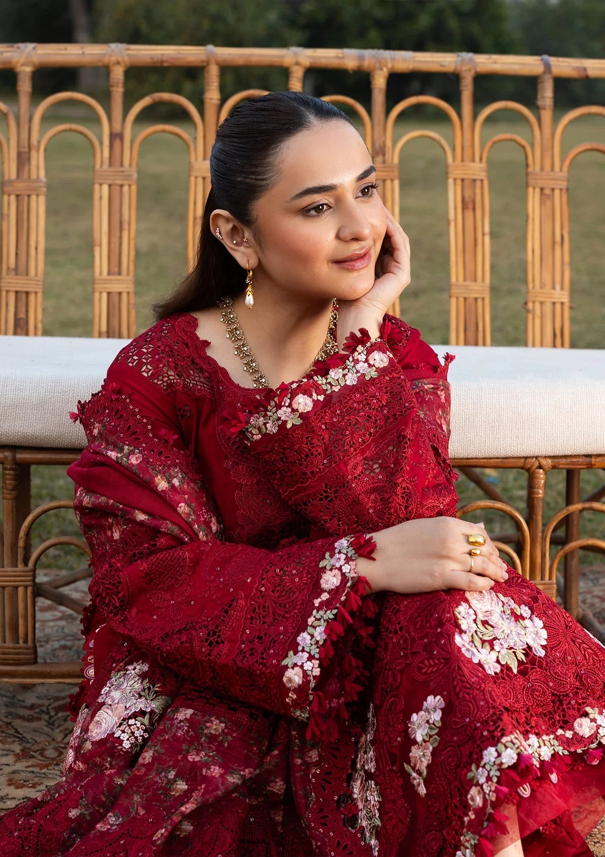 ELY-10 CHERIE LADY | Elaf Premium | Luxury Lawn Collection Unstitched 2026
