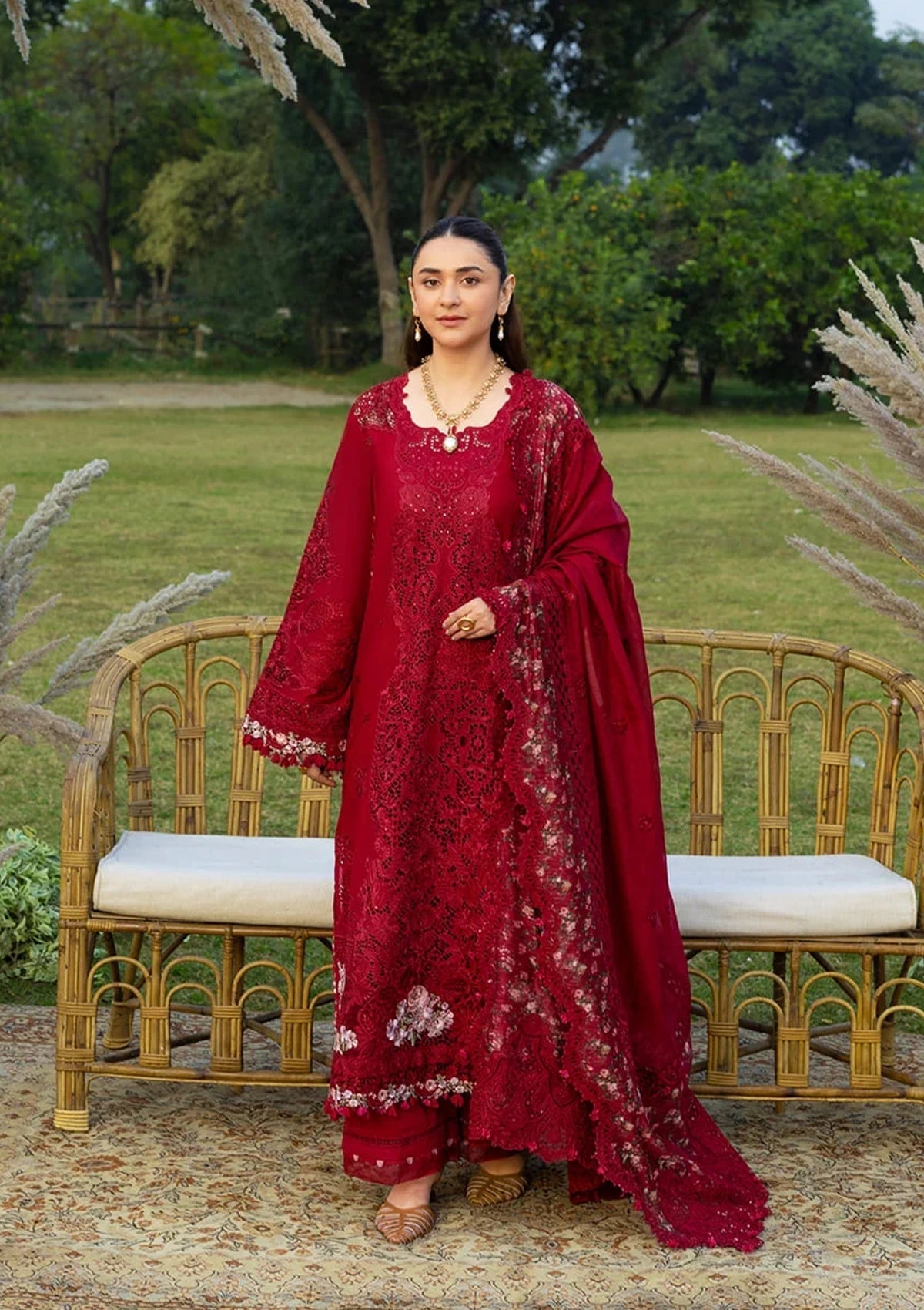 ELY-10 CHERIE LADY | Elaf Premium | Luxury Lawn Collection Unstitched 2026