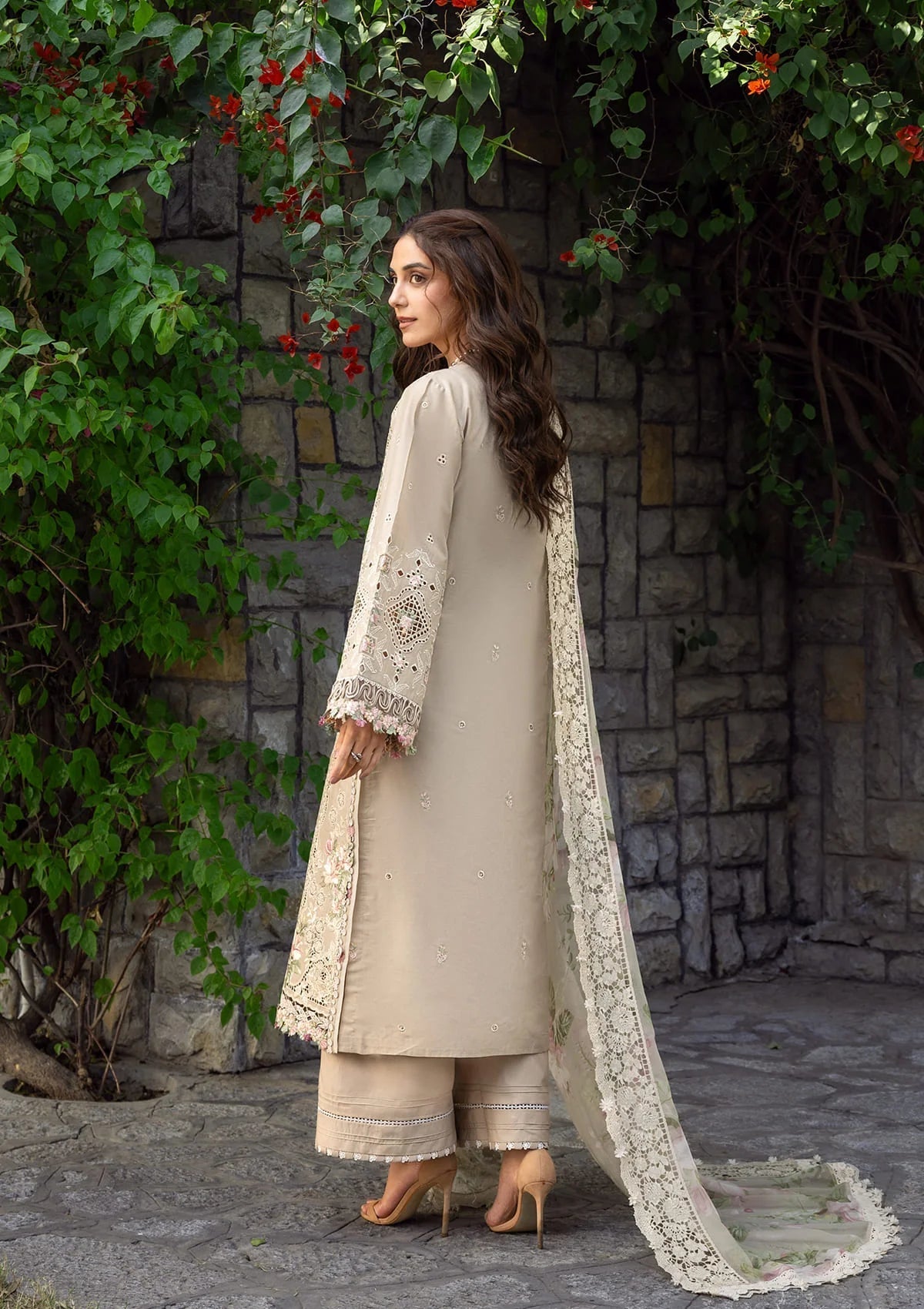 ELY-02A CAMELLIA | Elaf Premium | Luxury Lawn Collection Unstitched 2026