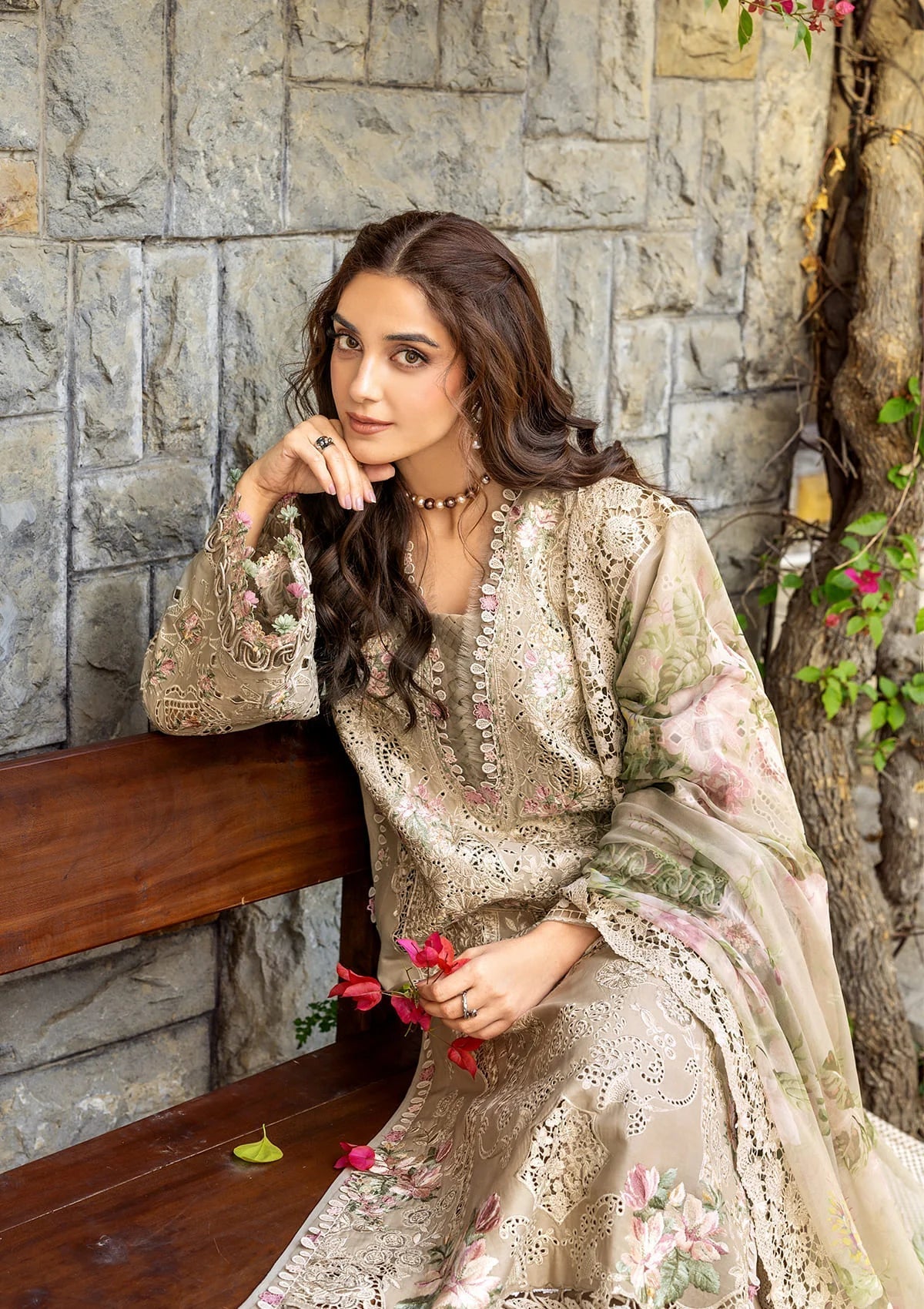 ELY-02A CAMELLIA | Elaf Premium | Luxury Lawn Collection Unstitched 2026