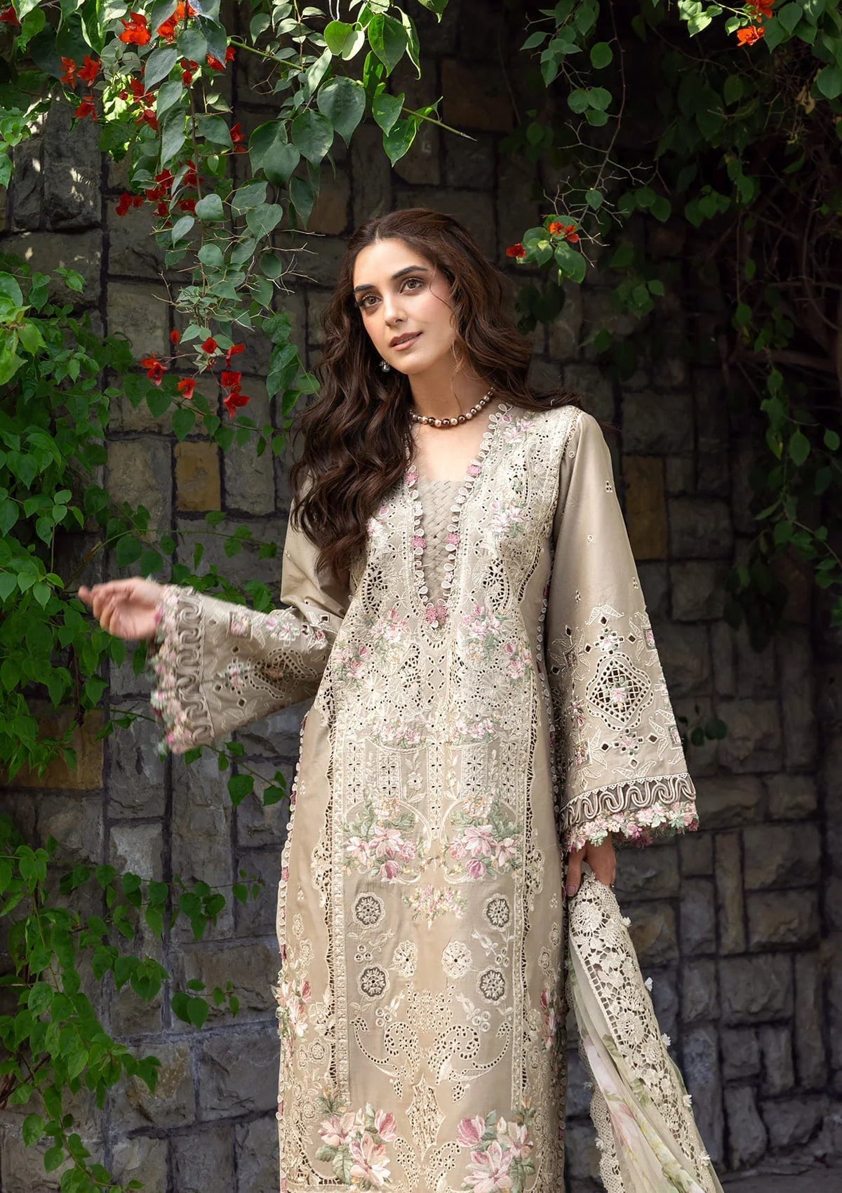 ELY-02A CAMELLIA | Elaf Premium | Luxury Lawn Collection Unstitched 2026