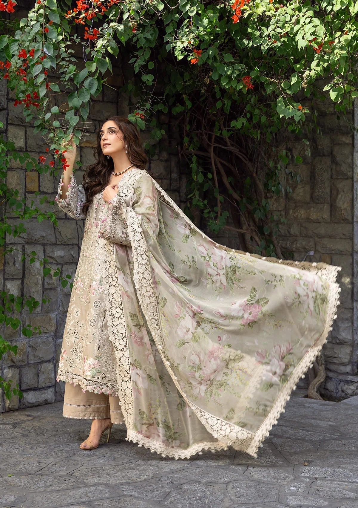ELY-02A CAMELLIA | Elaf Premium | Luxury Lawn Collection Unstitched 2026