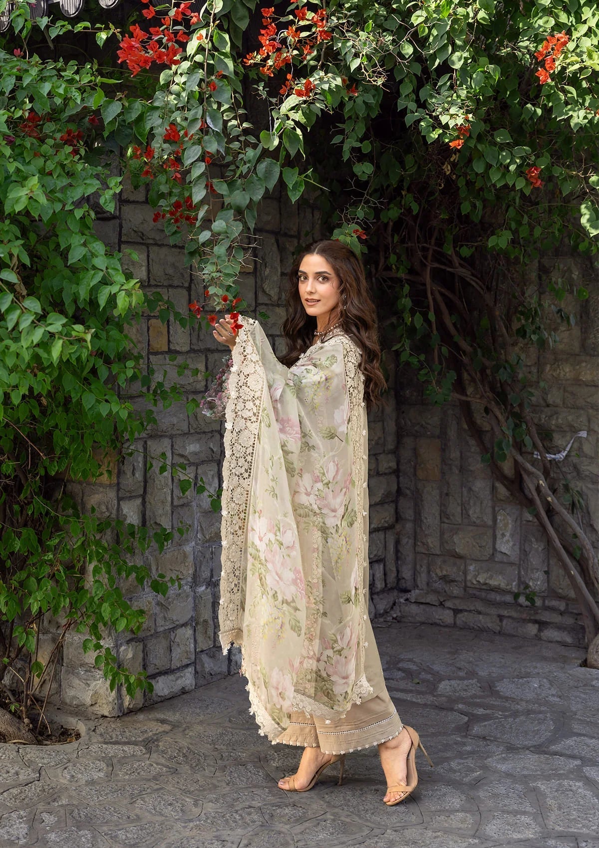 ELY-02A CAMELLIA | Elaf Premium | Luxury Lawn Collection Unstitched 2026