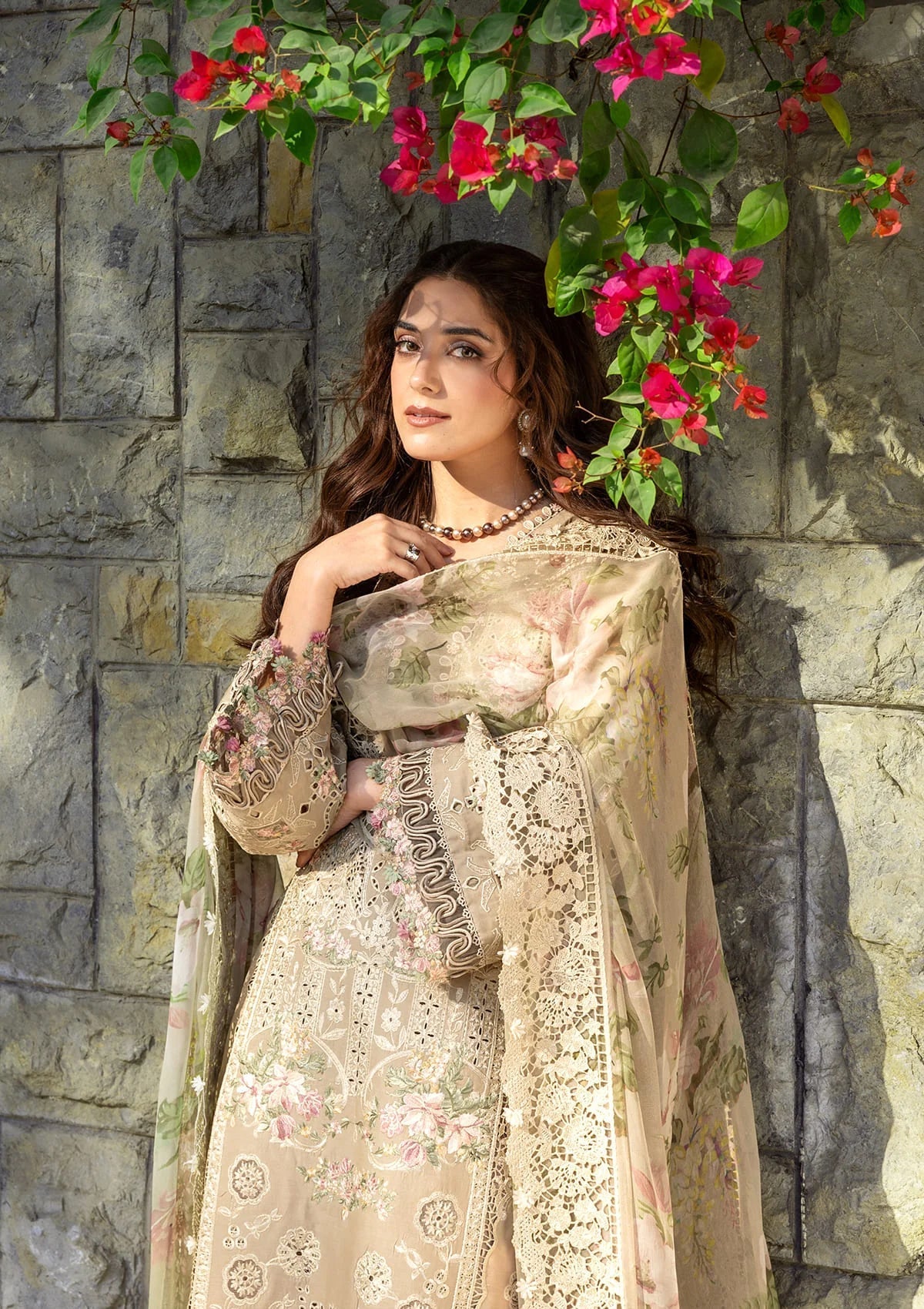 ELY-02A CAMELLIA | Elaf Premium | Luxury Lawn Collection Unstitched 2026