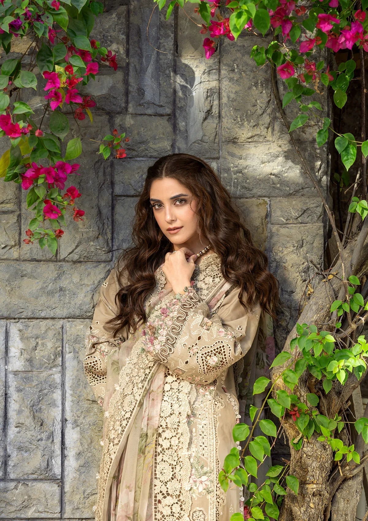 ELY-02A CAMELLIA | Elaf Premium | Luxury Lawn Collection Unstitched 2026