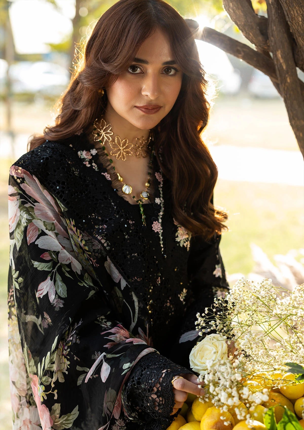 ELY-02B MIDNIGHT | Elaf Premium | Luxury Lawn Collection Unstitched 2026