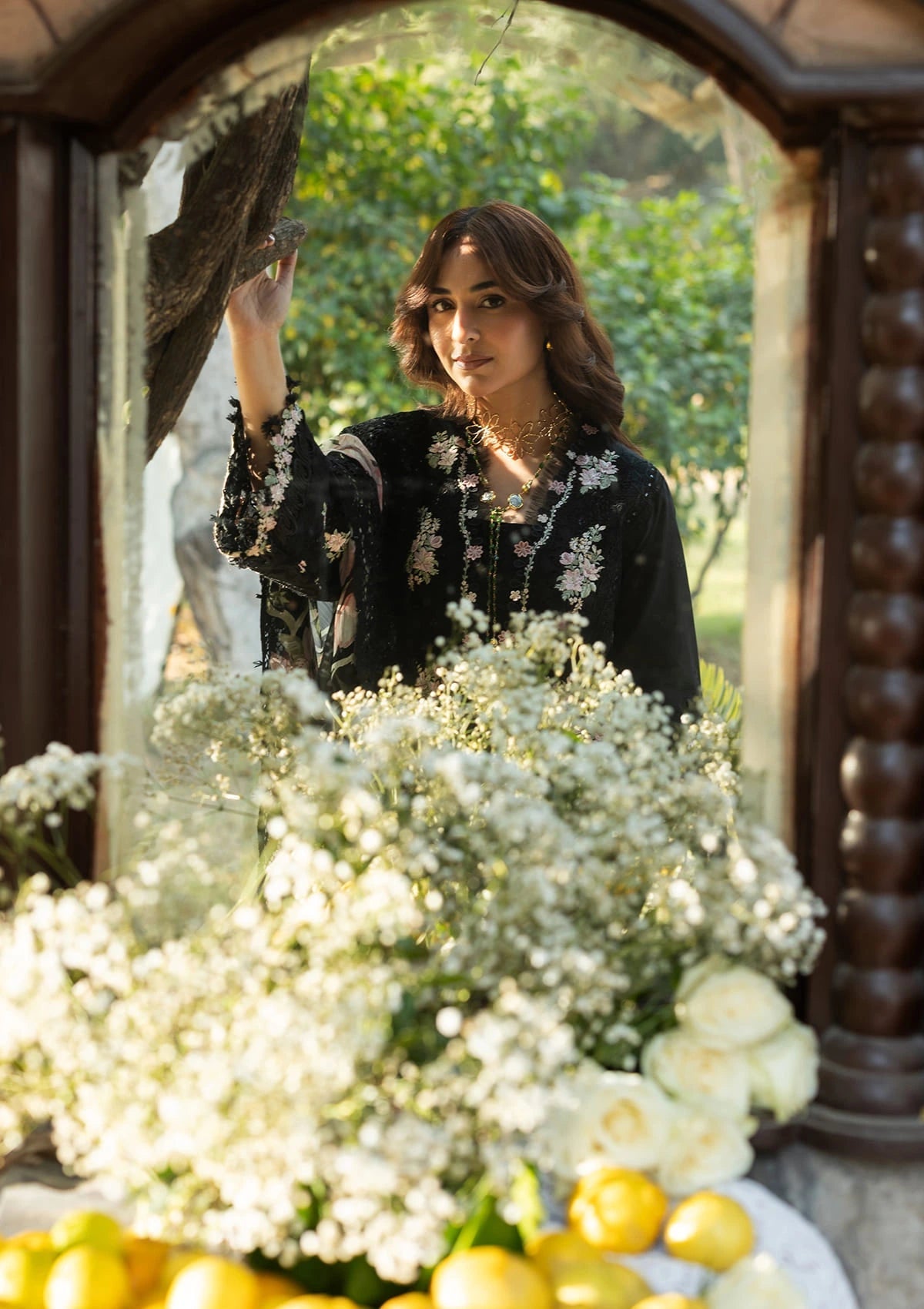ELY-02B MIDNIGHT | Elaf Premium | Luxury Lawn Collection Unstitched 2026