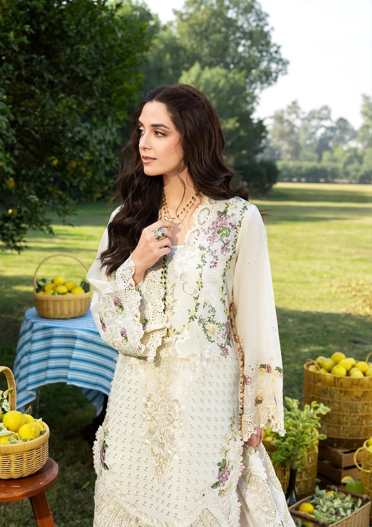 ELY-03A PERLE | Elaf Premium | Luxury Lawn Collection Unstitched 2026