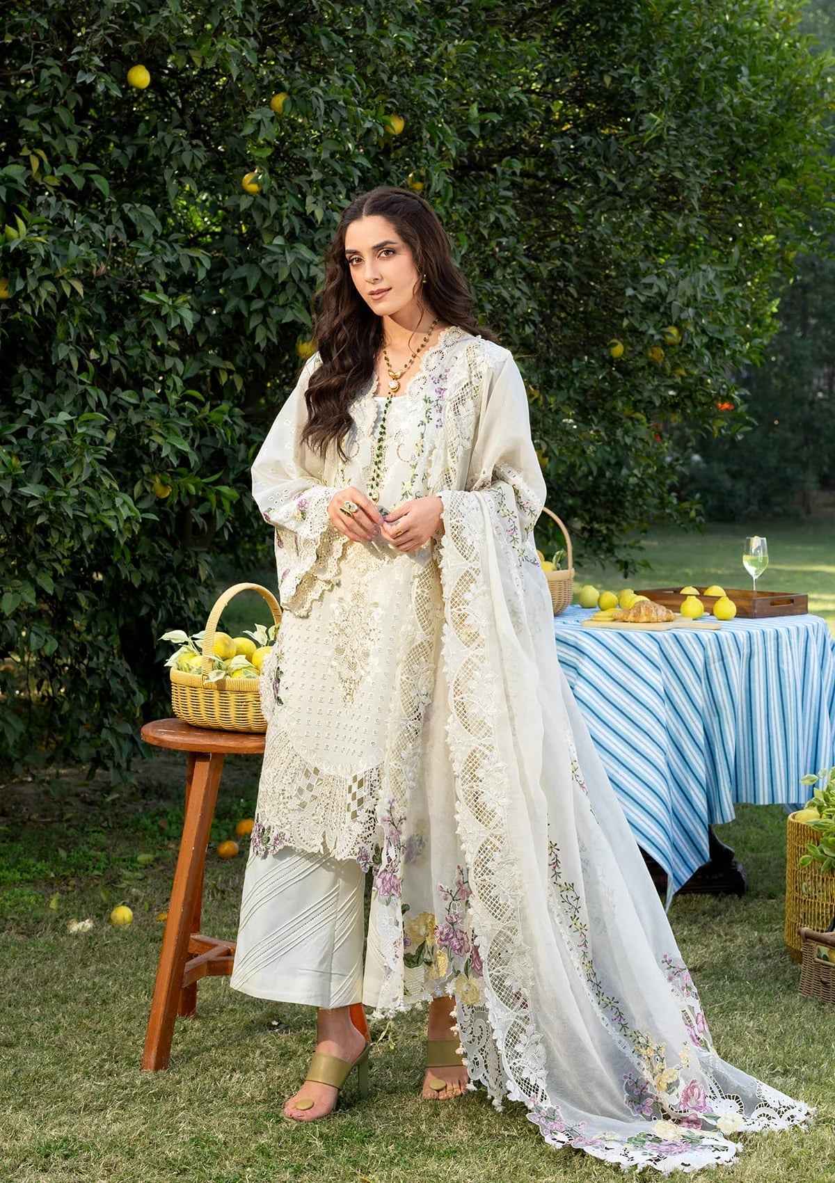 ELY-03A PERLE | Elaf Premium | Luxury Lawn Collection Unstitched 2026