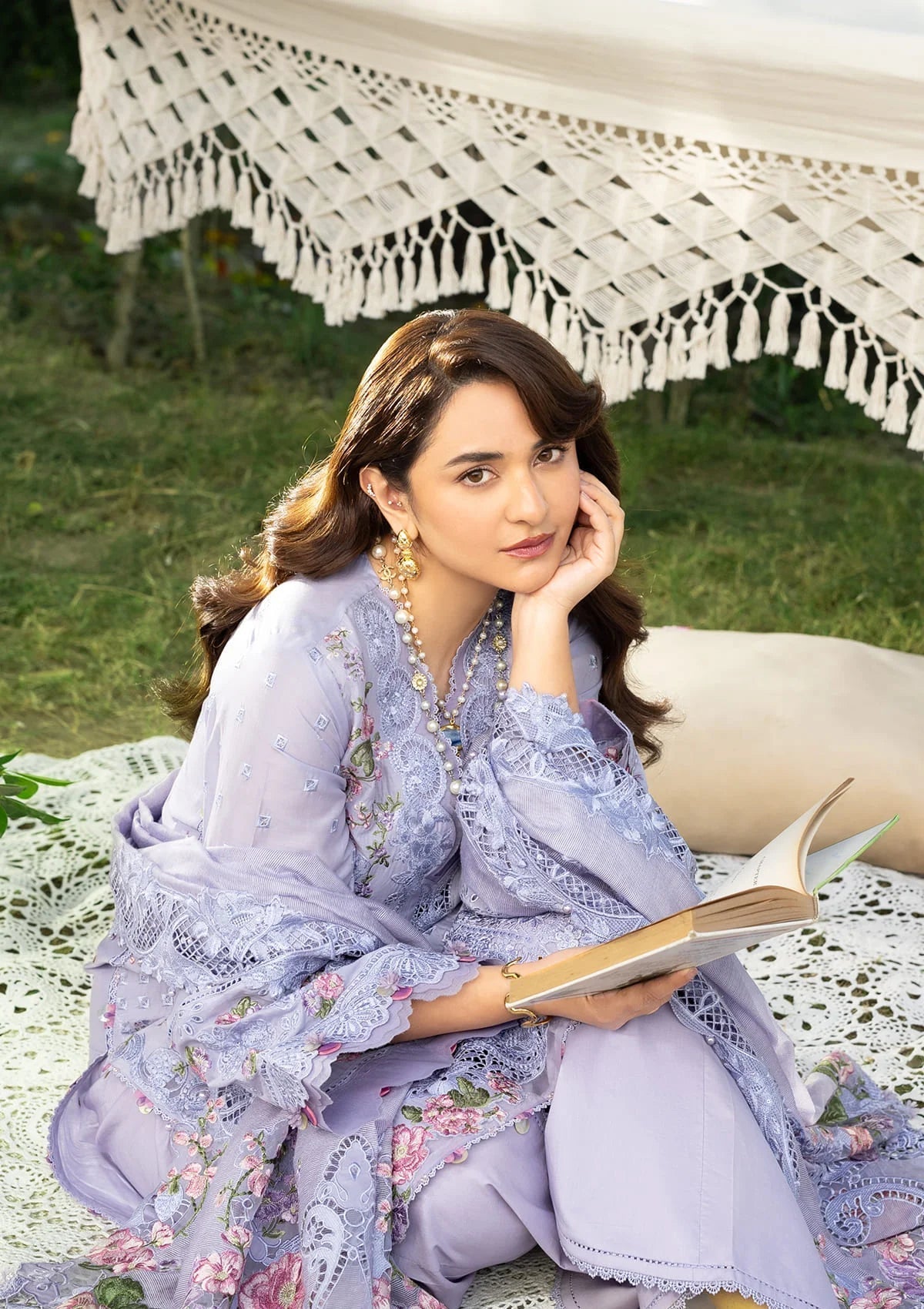 ELY-03B PARADISE | Elaf Premium | Luxury Lawn Collection Unstitched 2026