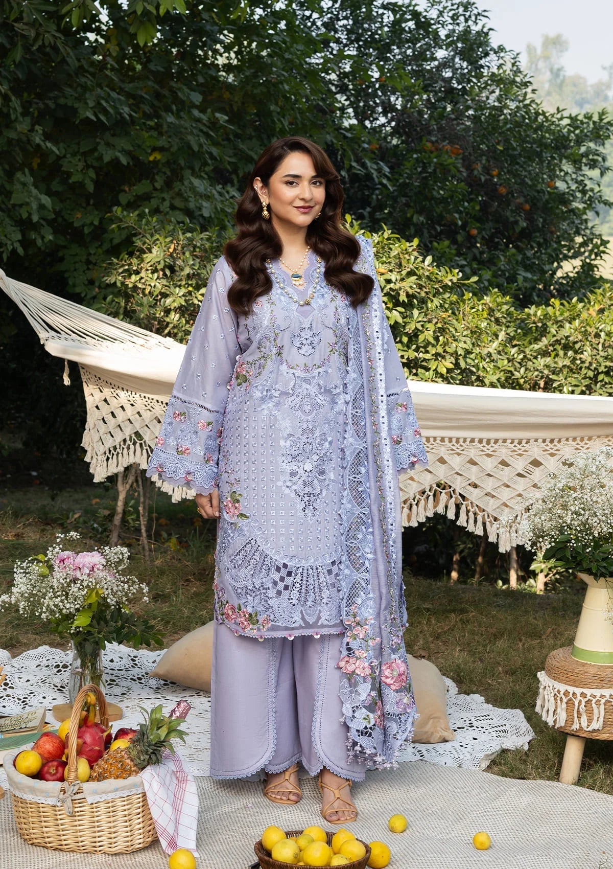 ELY-03B PARADISE | Elaf Premium | Luxury Lawn Collection Unstitched 2026