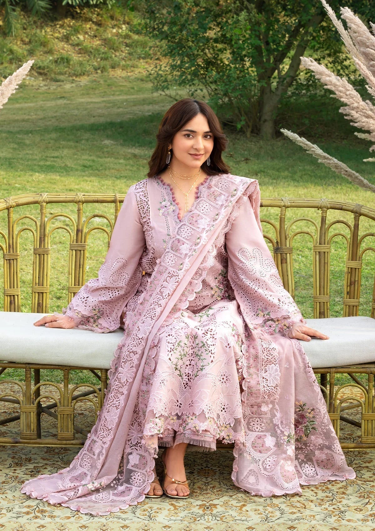 ELY-04A BLOOMING | Elaf Premium | Luxury Lawn Collection Unstitched 2026