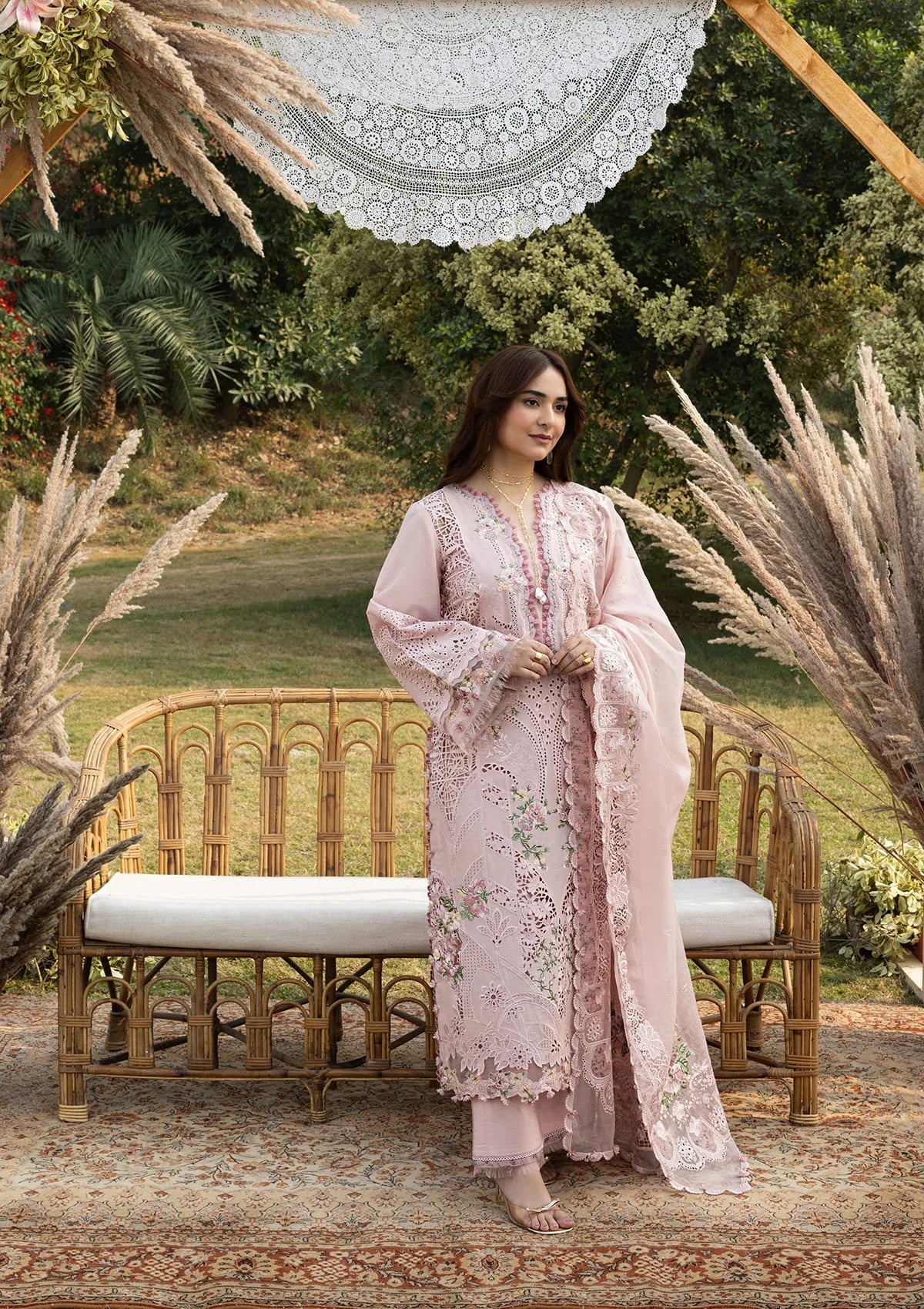 ELY-04A BLOOMING | Elaf Premium | Luxury Lawn Collection Unstitched 2026