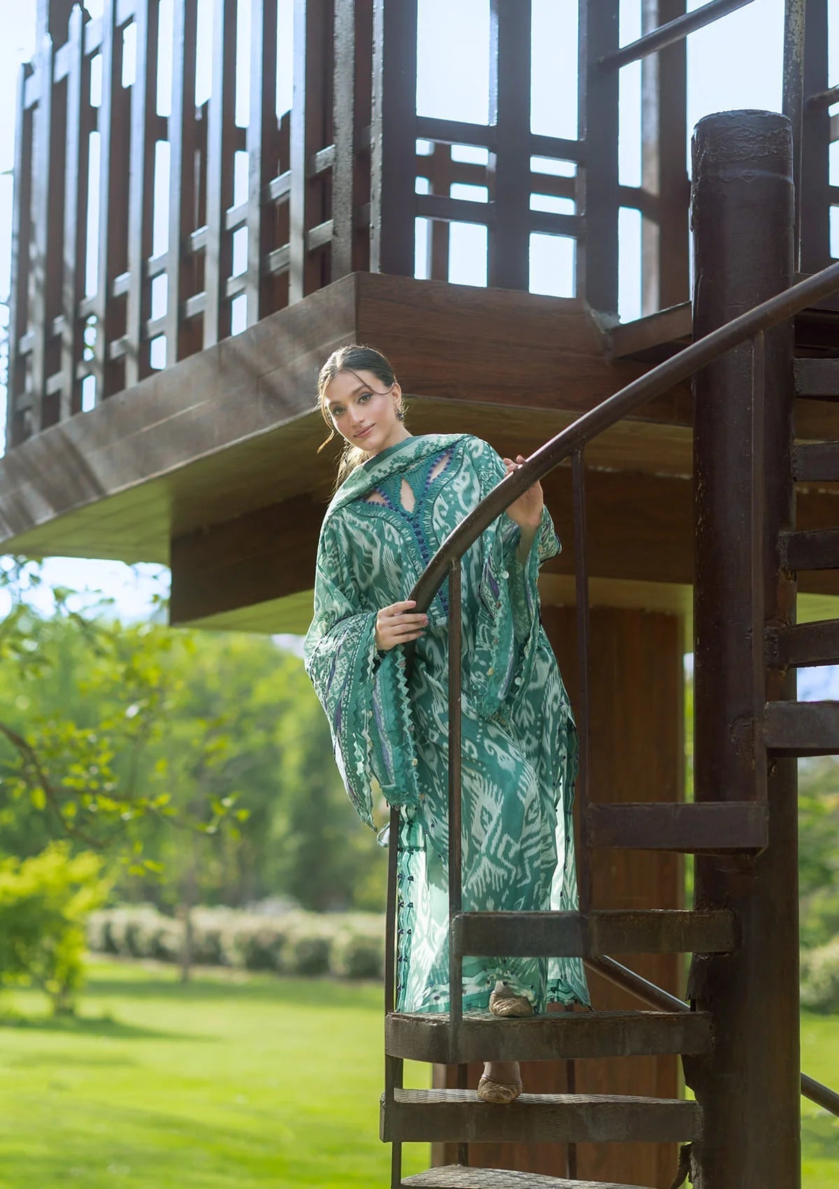 EPB-1A NIA MARE | Elaf Premium  | Bridgerton Prints Lawn Collection 2026