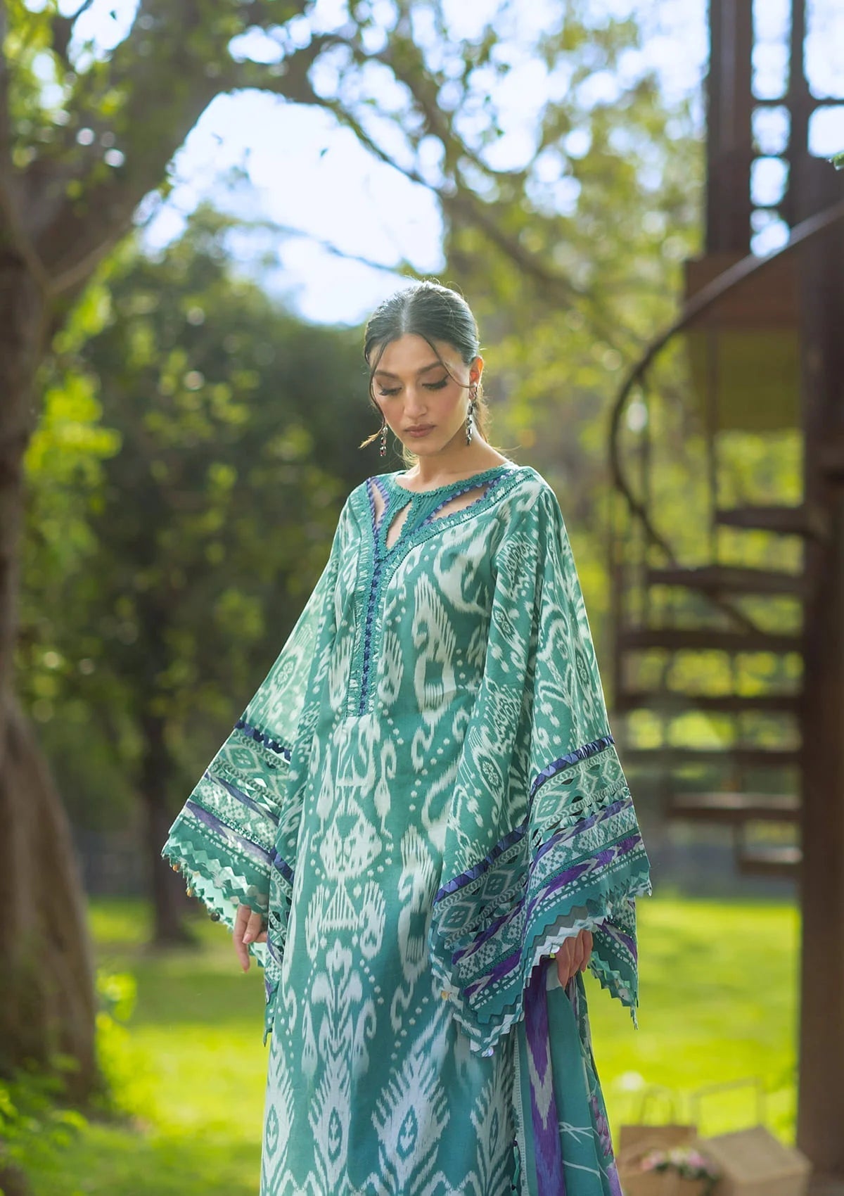 EPB-1A NIA MARE | Elaf Premium  | Bridgerton Prints Lawn Collection 2026