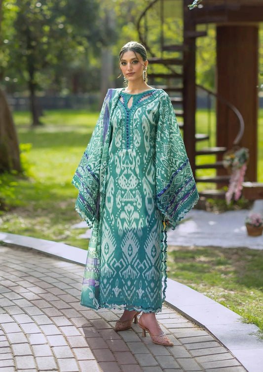 EPB-1A NIA MARE | Elaf Premium  | Bridgerton Prints Lawn Collection 2026
