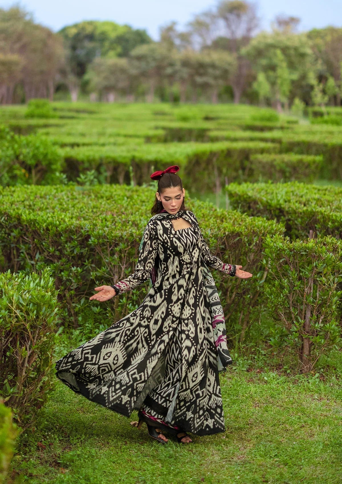 EPB-1B REGINA | Elaf Premium  | Bridgerton Prints Lawn Collection 2026