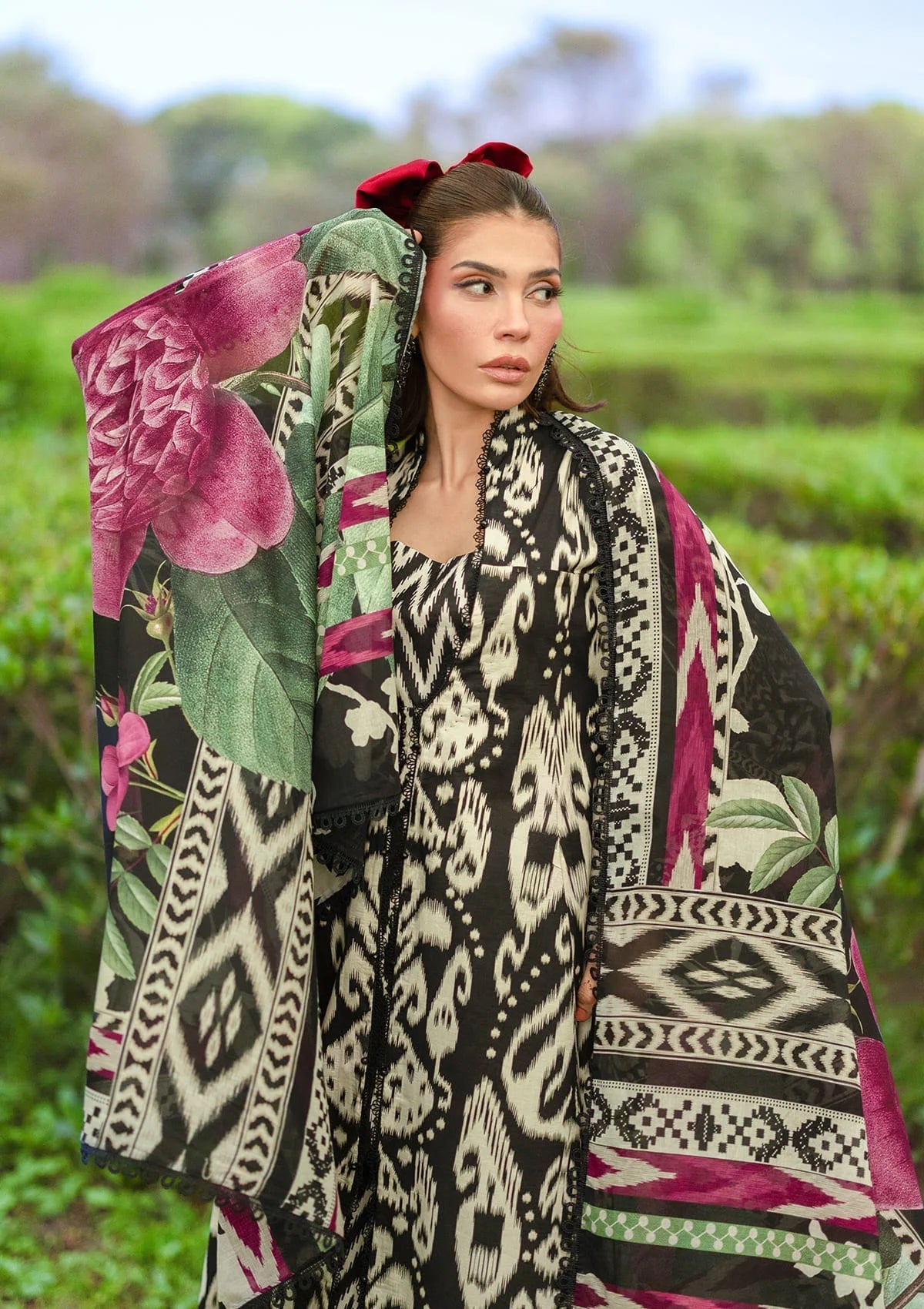 EPB-1B REGINA | Elaf Premium  | Bridgerton Prints Lawn Collection 2026
