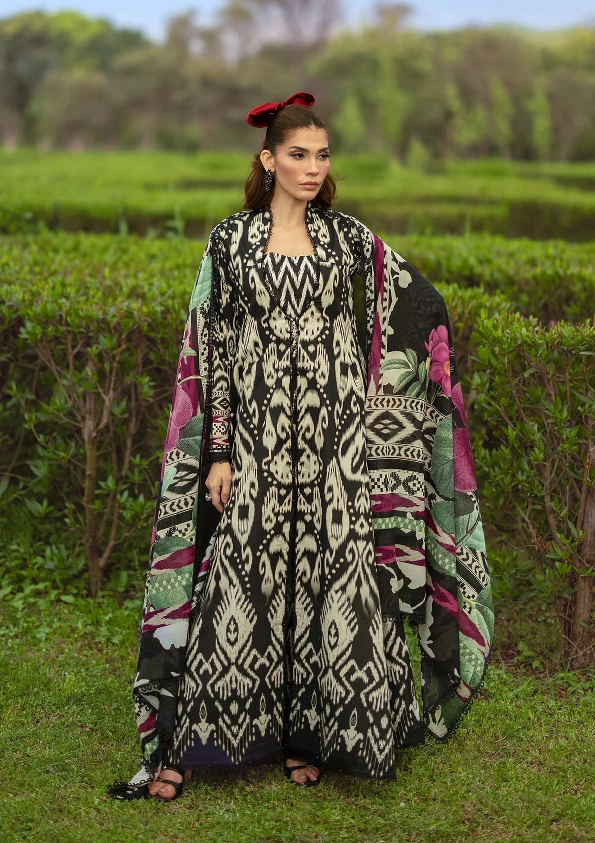 EPB-1B REGINA | Elaf Premium  | Bridgerton Prints Lawn Collection 2026