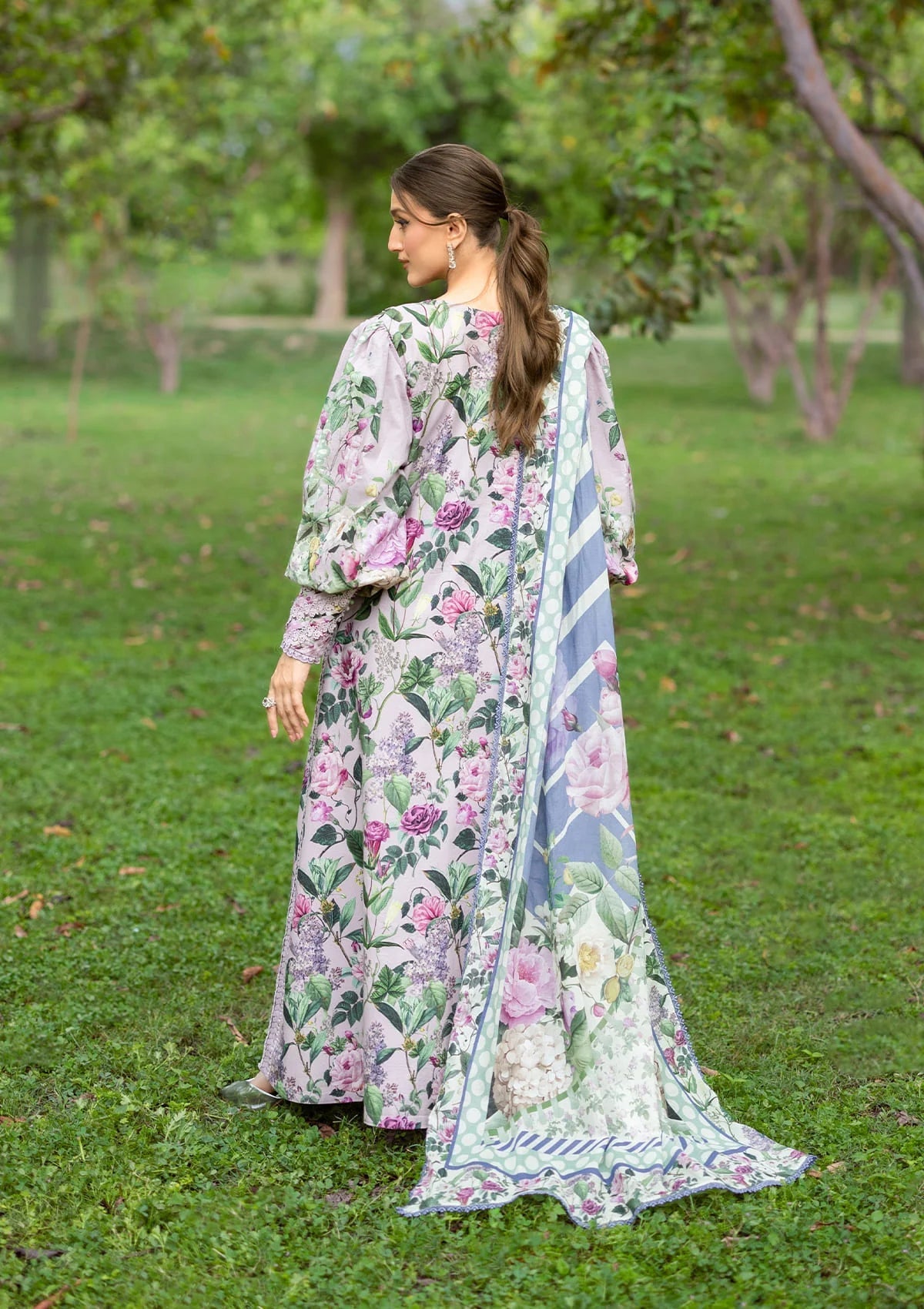 EPB-3A ELVIRA | Elaf Premium  | Bridgerton Prints Lawn Collection 2026