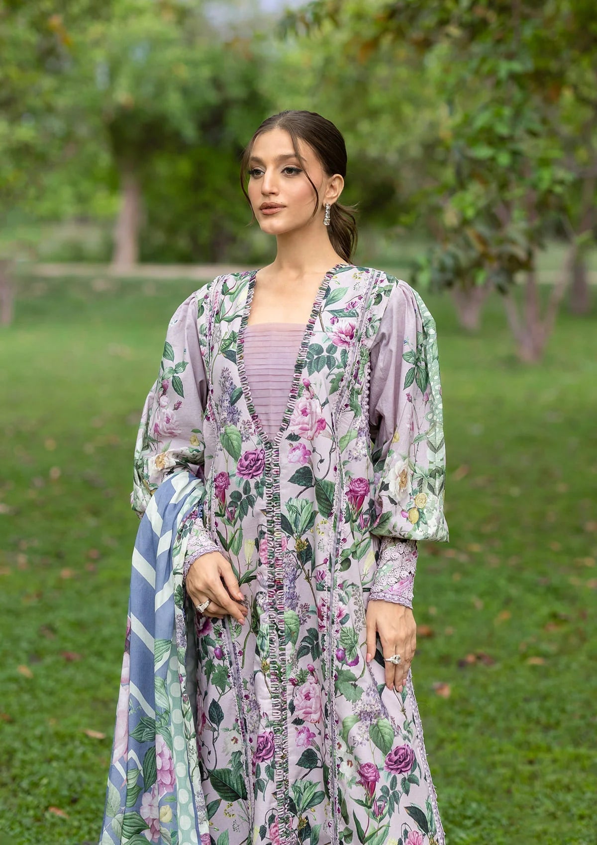 EPB-3A ELVIRA | Elaf Premium  | Bridgerton Prints Lawn Collection 2026
