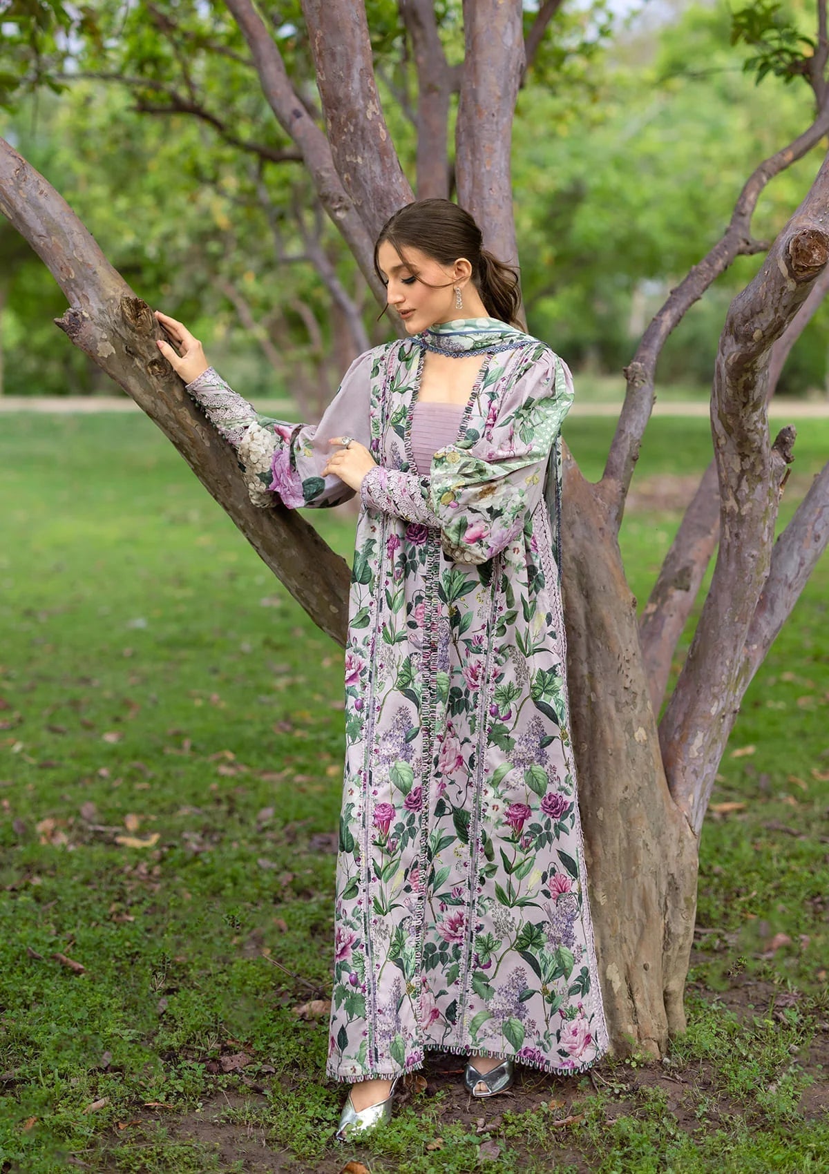 EPB-3A ELVIRA | Elaf Premium  | Bridgerton Prints Lawn Collection 2026