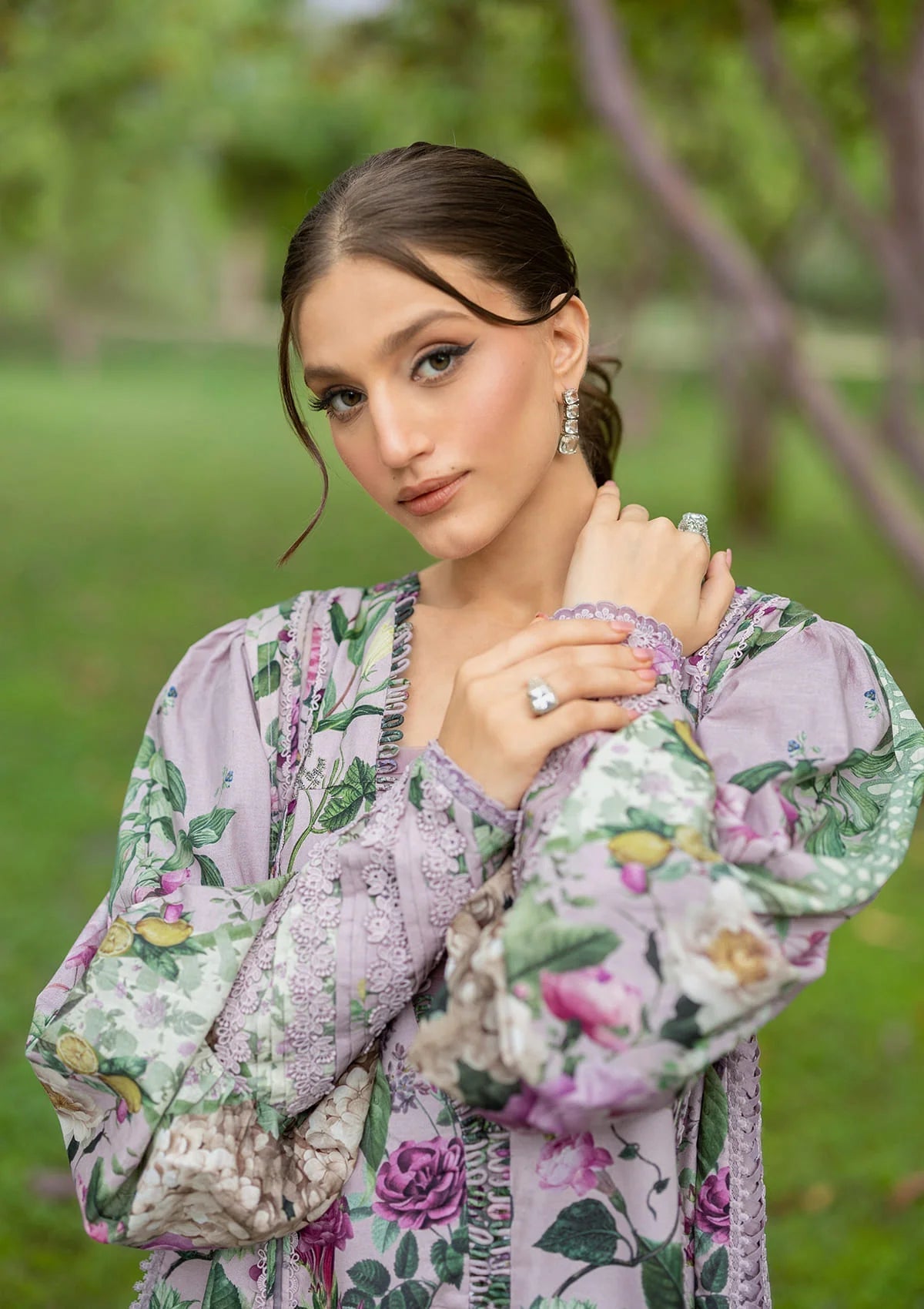 EPB-3A ELVIRA | Elaf Premium  | Bridgerton Prints Lawn Collection 2026