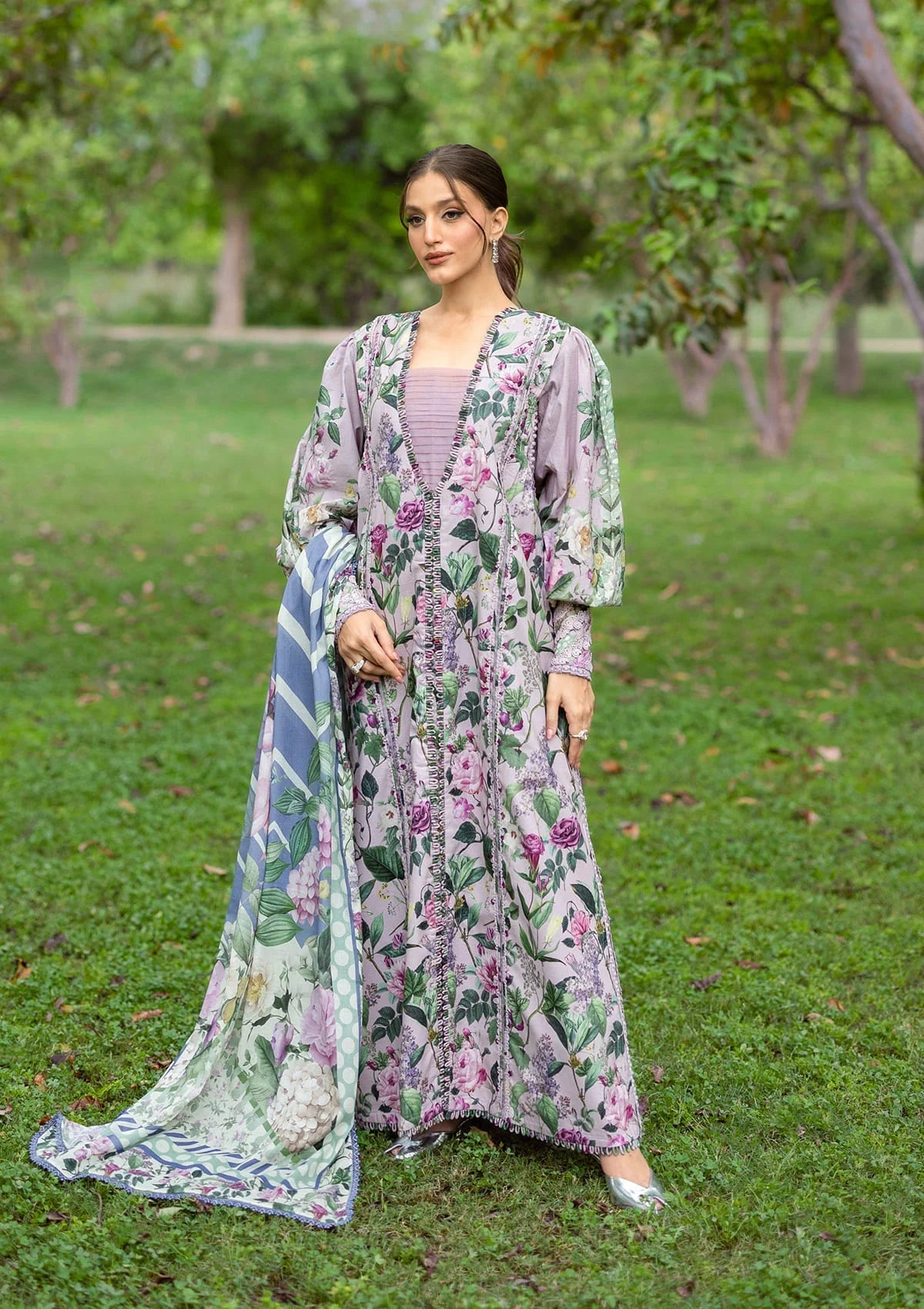 EPB-3A ELVIRA | Elaf Premium  | Bridgerton Prints Lawn Collection 2026
