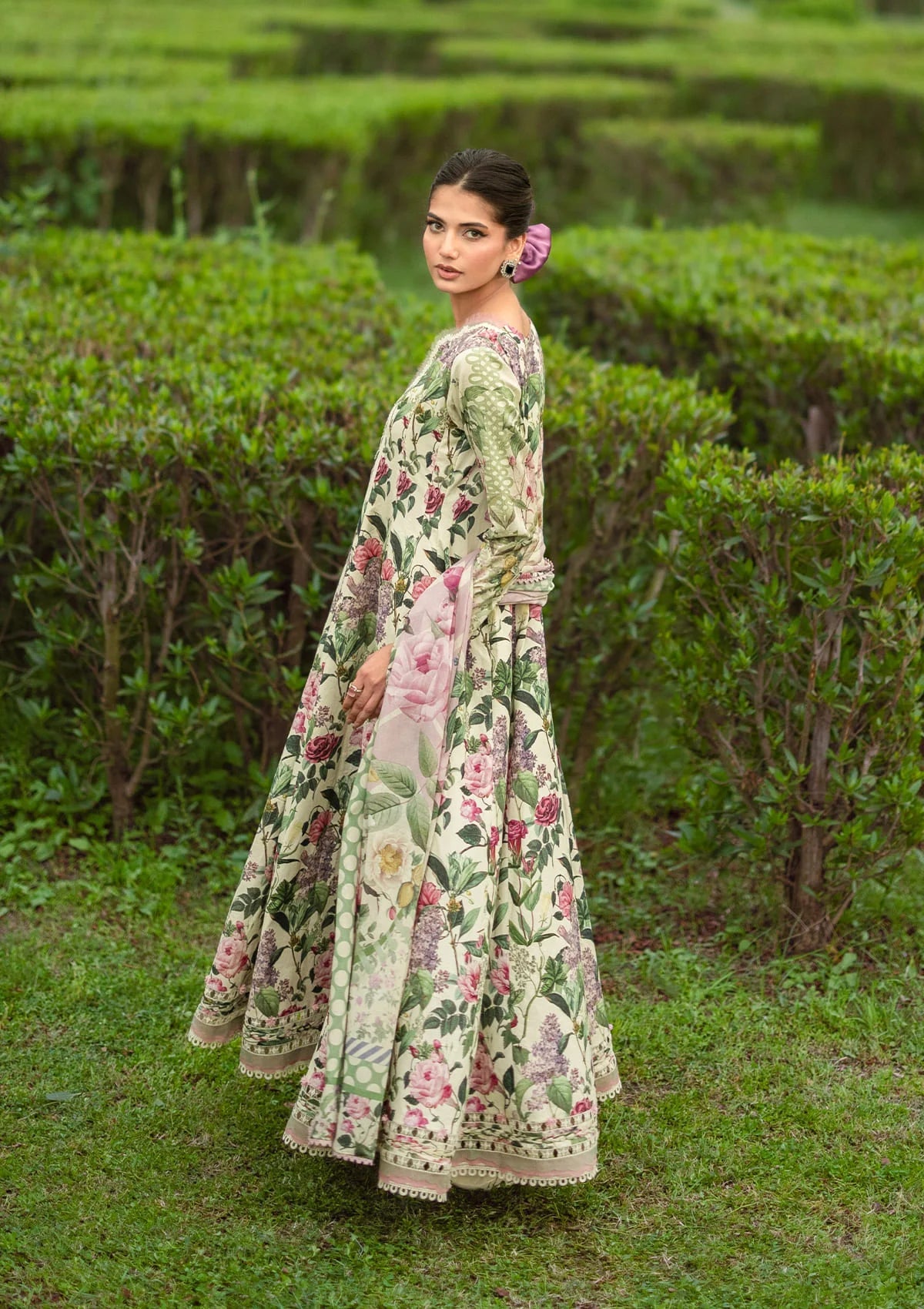 EPB-3B PETALINE | Elaf Premium  | Bridgerton Prints Lawn Collection 2026