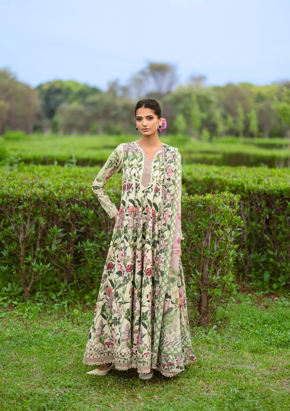 EPB-3B PETALINE | Elaf Premium  | Bridgerton Prints Lawn Collection 2026