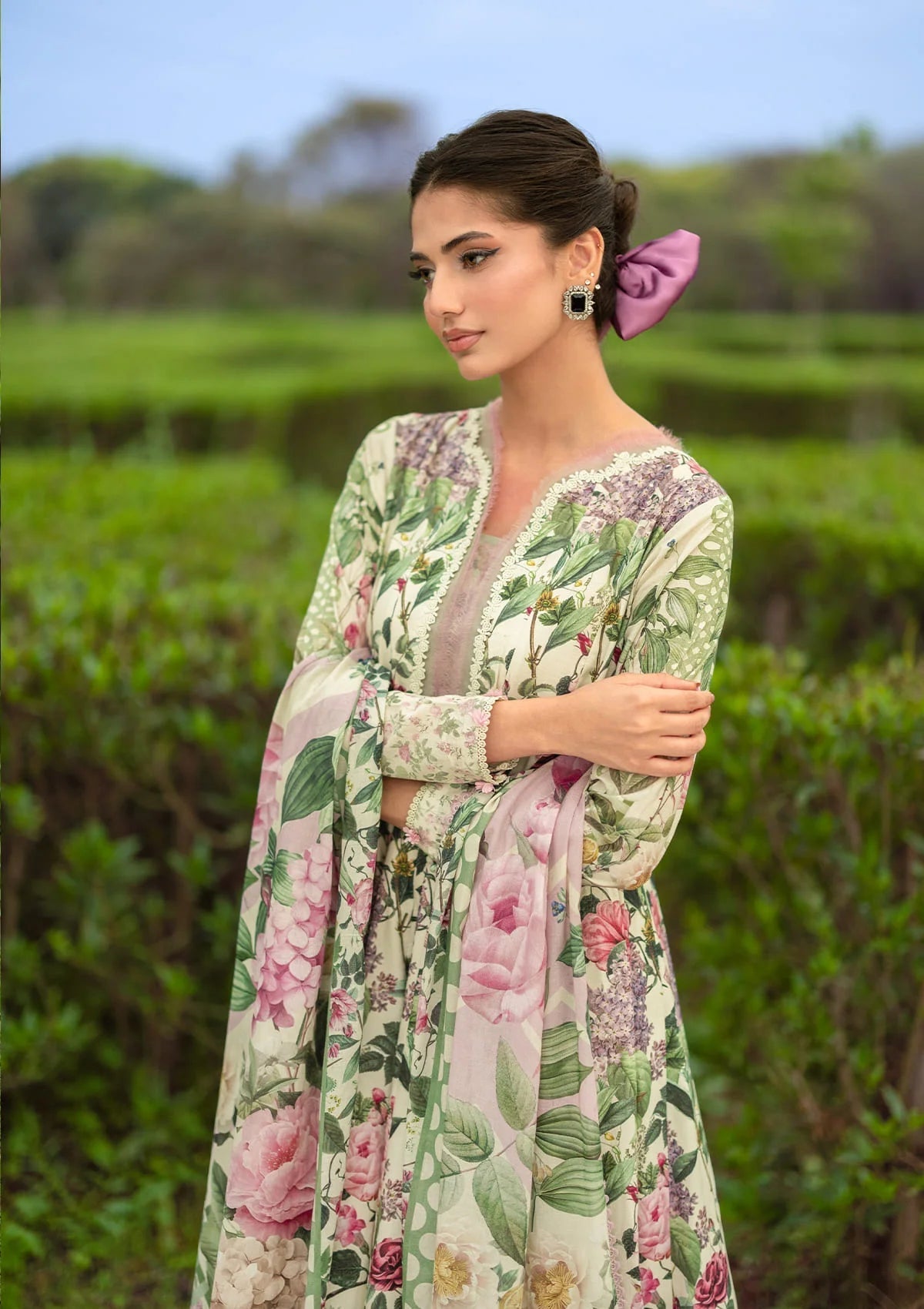 EPB-3B PETALINE | Elaf Premium  | Bridgerton Prints Lawn Collection 2026