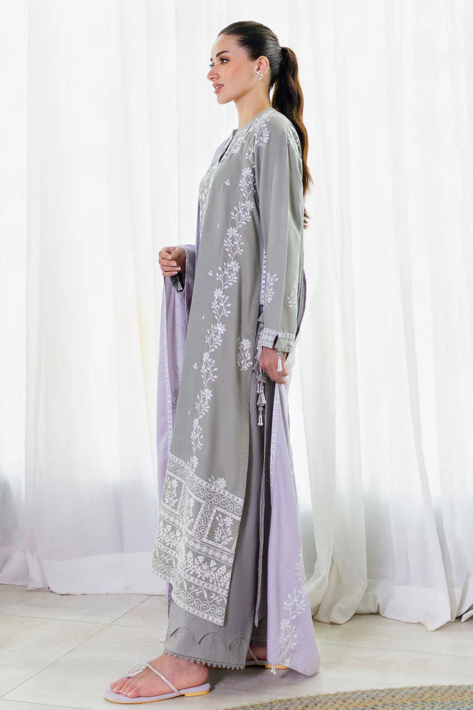 Cross Stitch Cotton Satin | Design Ethereal Veil | Unstitched Collection 2025