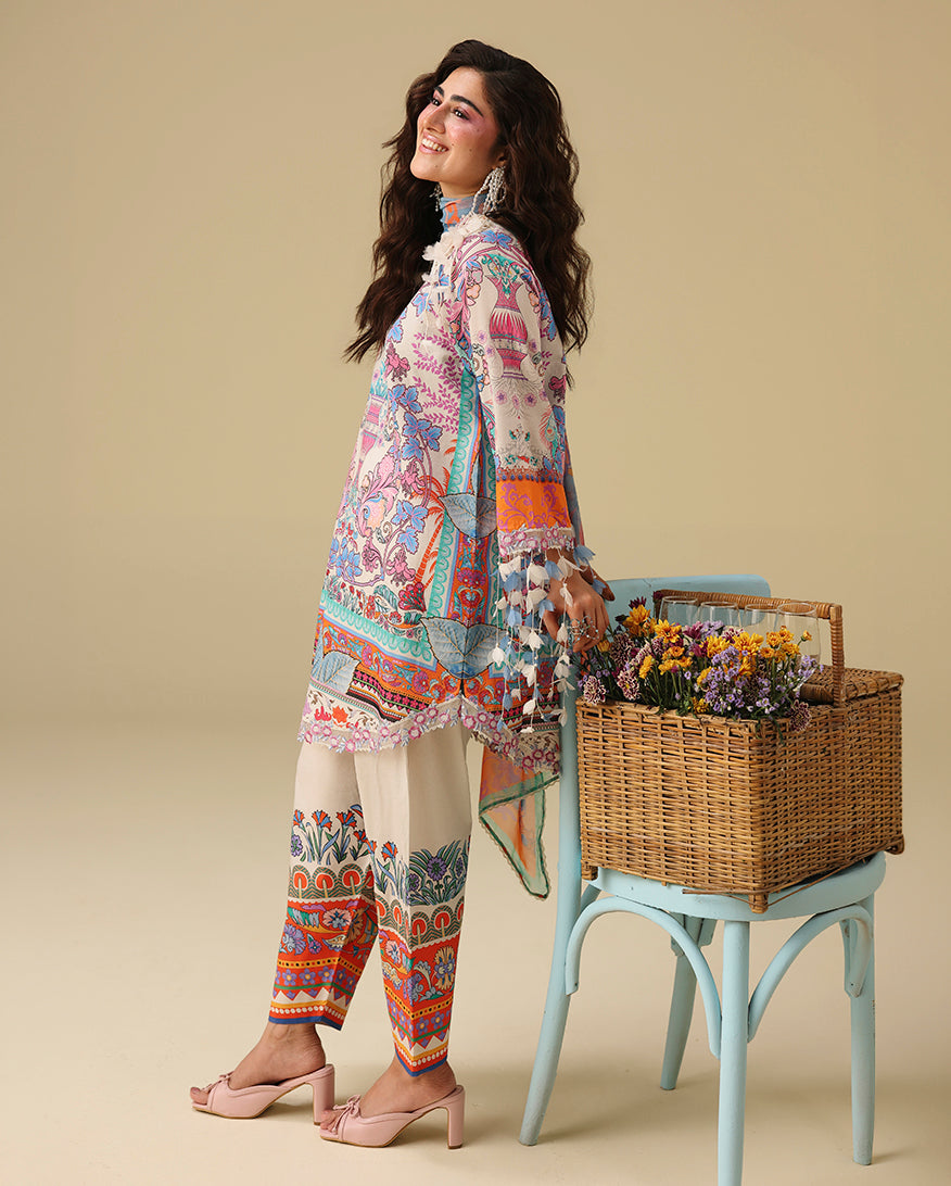 Eden Whisper | Mushq | Soleil Prints Lawn collection 2026