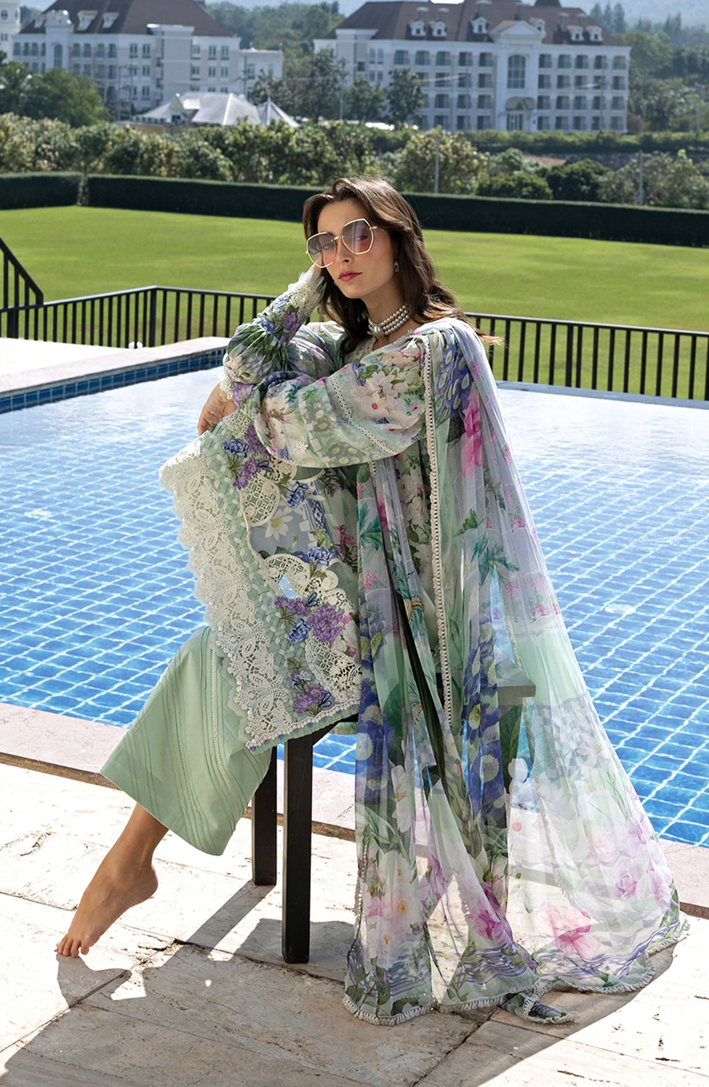 ESA-6B EVELINE WHISPER | Elaf Premium | Signature Lawn Collection 2026