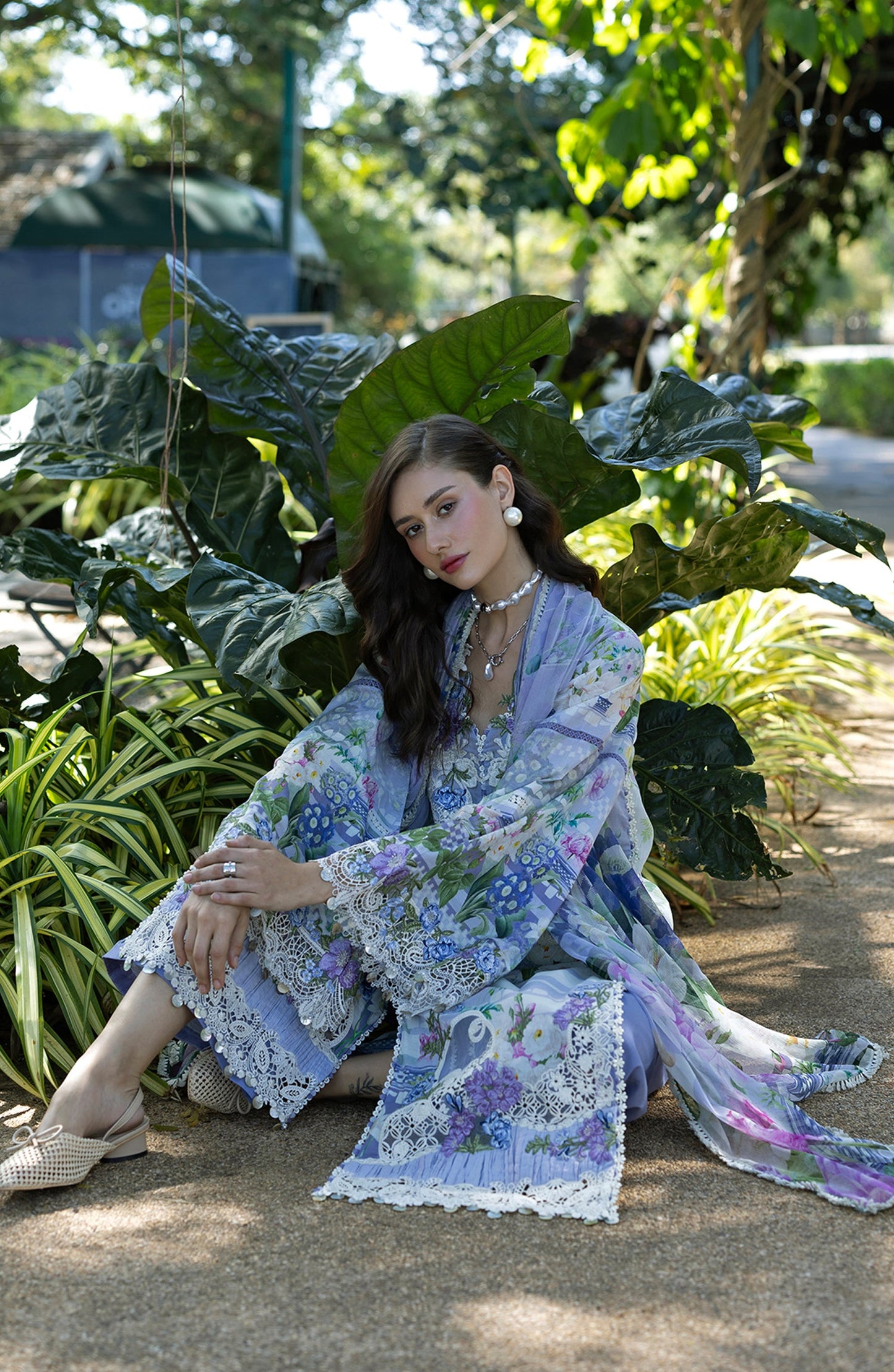 ESA-6A MOONLIT PETALS | Elaf Premium | Signature Lawn Collection 2026
