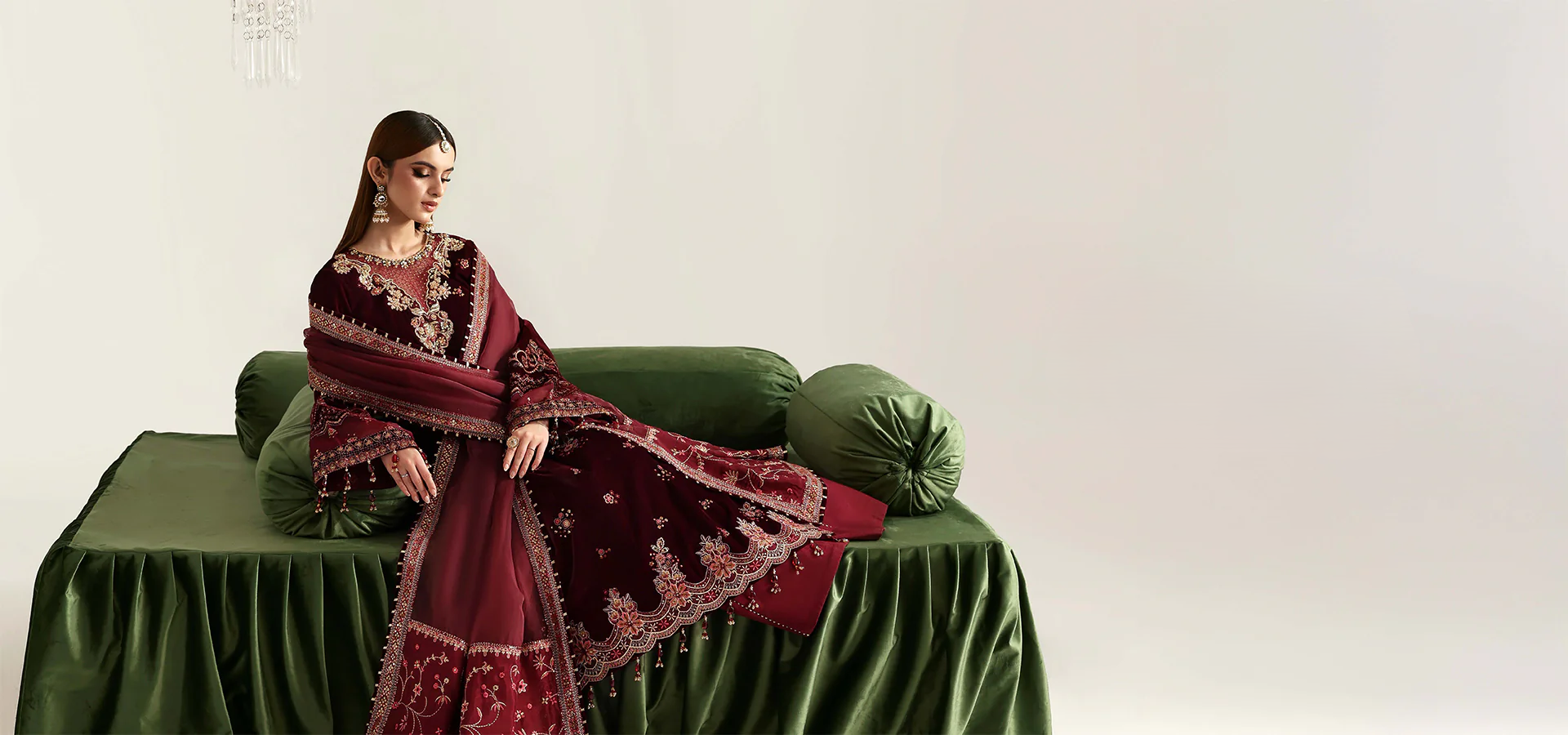 EMAAN ADEEL ZARPOSH VELVET HEIRLOOM UNSTITCHED COLLECTION 2025