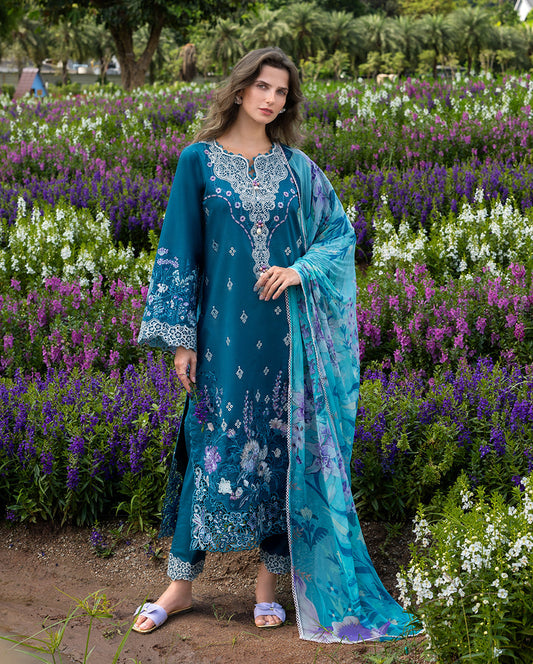 Emerald Fern | Mushq | Hemline The Secret Garden Lawn Unstitched Collection 2026 