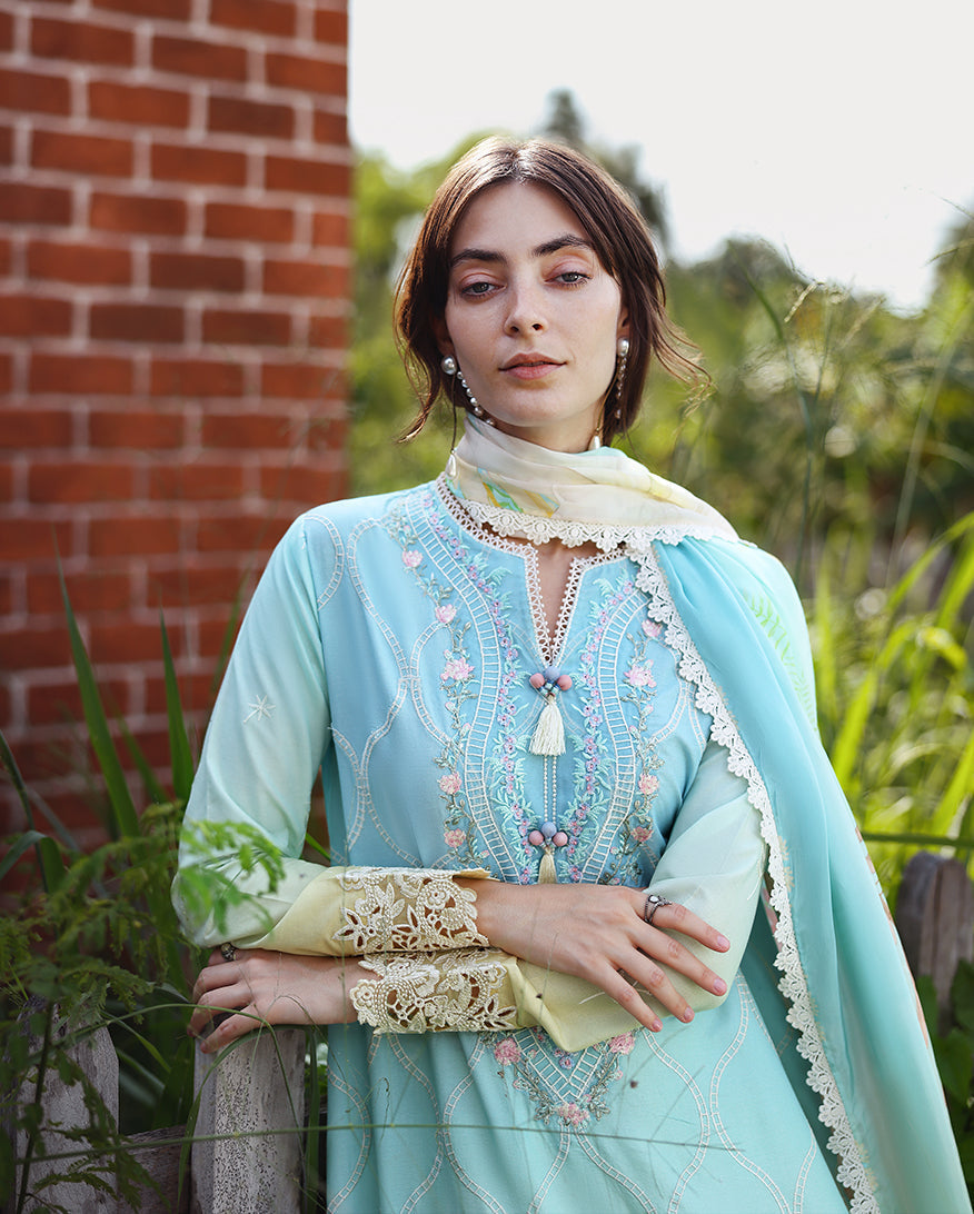 Ethereal Pause | Mushq | Solace Ombre Chikankari Collection 2026