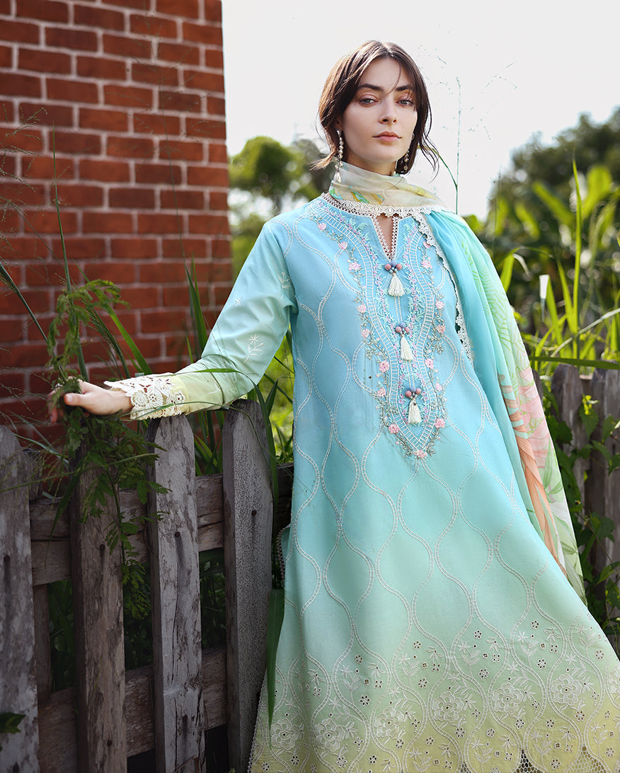 Ethereal Pause | Mushq | Solace Ombre Chikankari Collection 2026