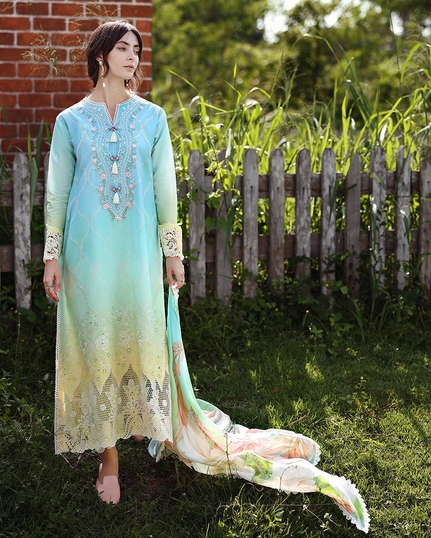 Ethereal Pause | Mushq | Solace Ombre Chikankari Collection 2026