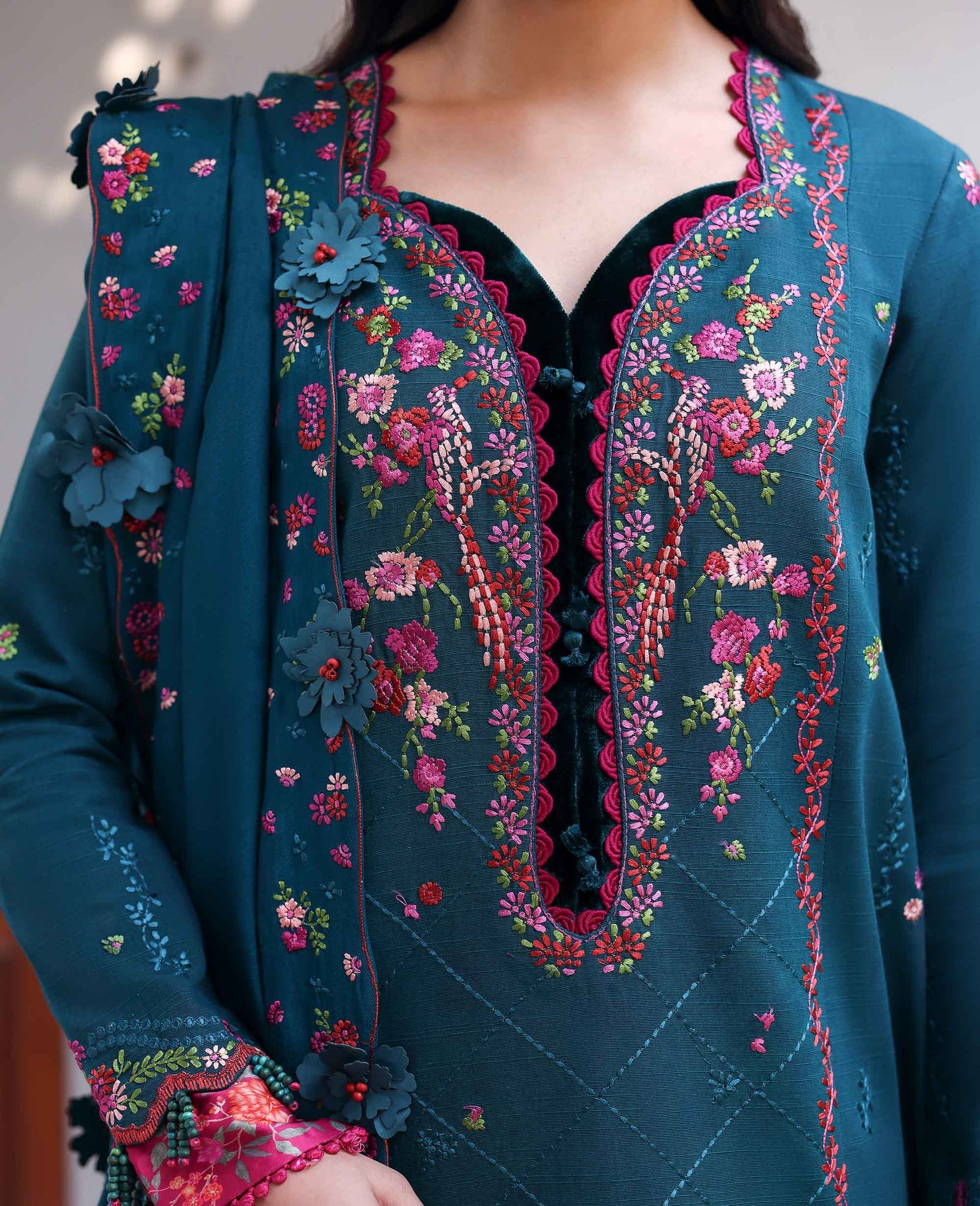 Evania | Republic Womenswear | Amaris Luxury Shawl Collection Unstitched 2025