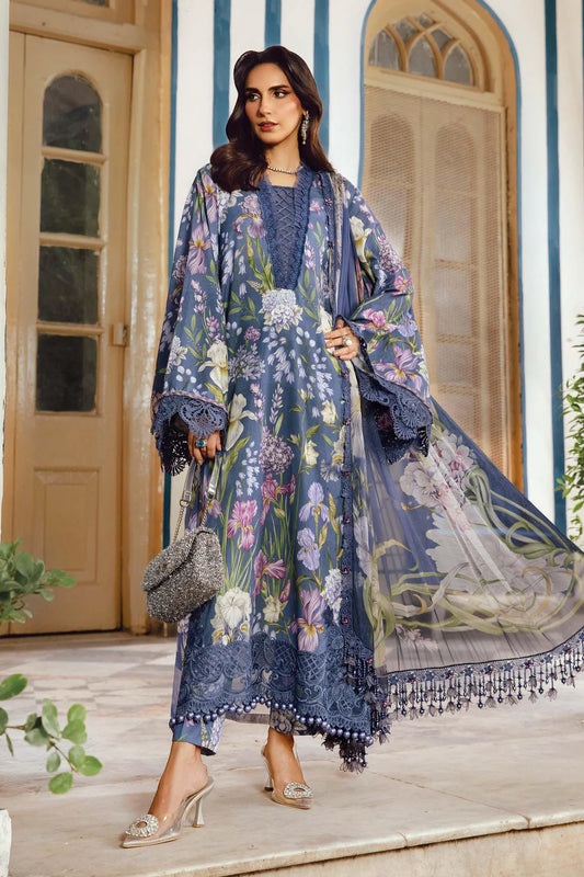 Maria B Mprints Rani Mahal Fall | Design # 8B Unstitched | Collection 2025