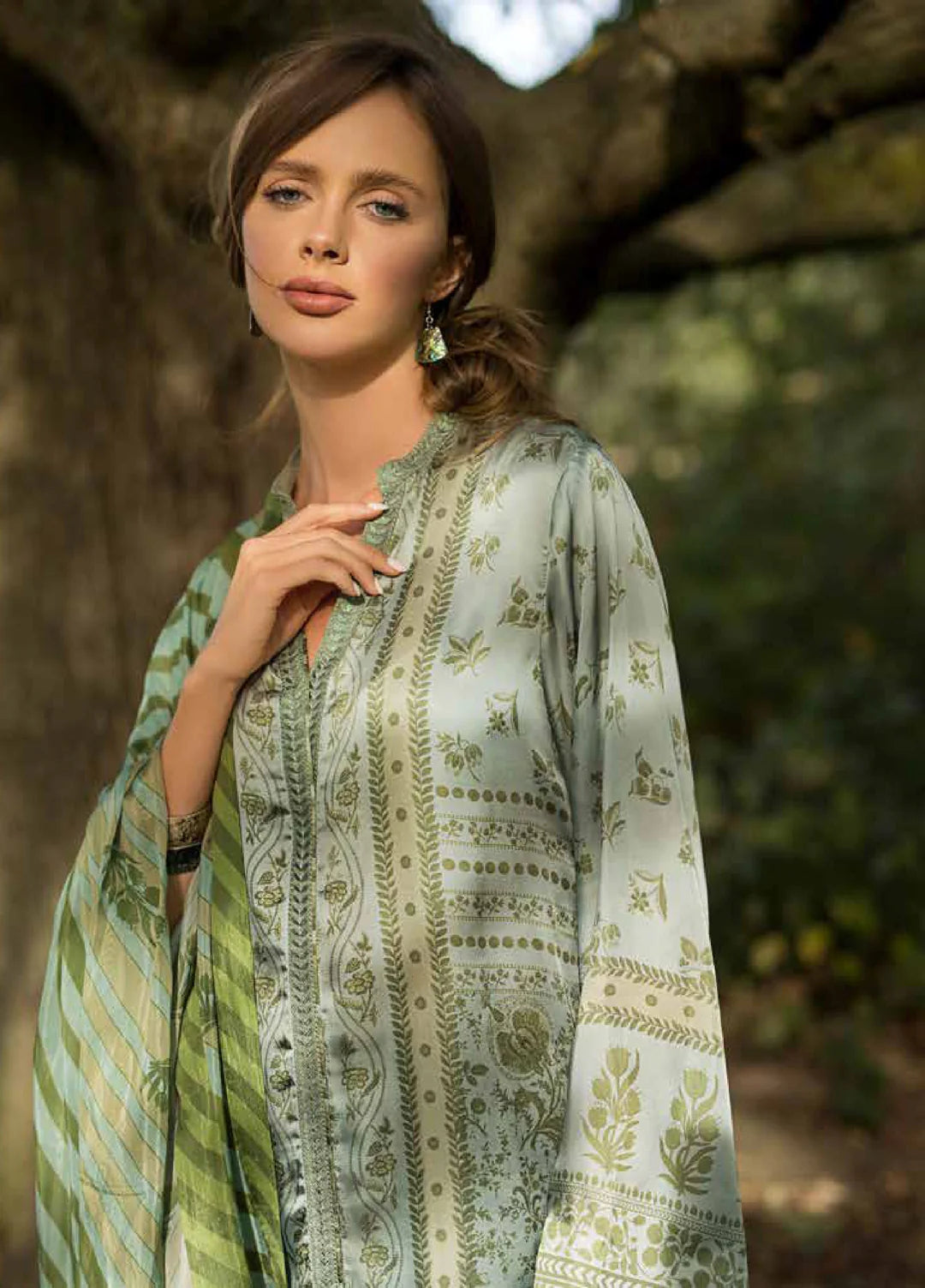 Design 02 | Sobia Nazir  | Satin Silk Collection 2025