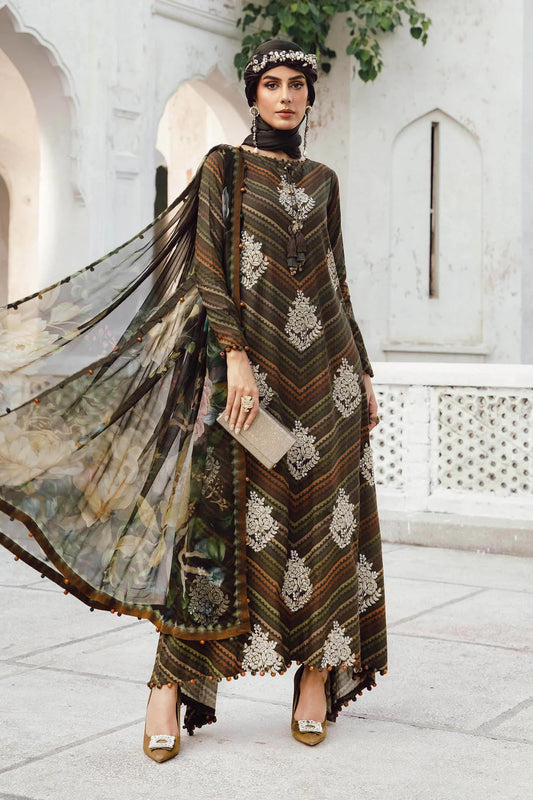 Maria B Mprints Rani Mahal Fall | Design # 5B Unstitched | Collection 2025