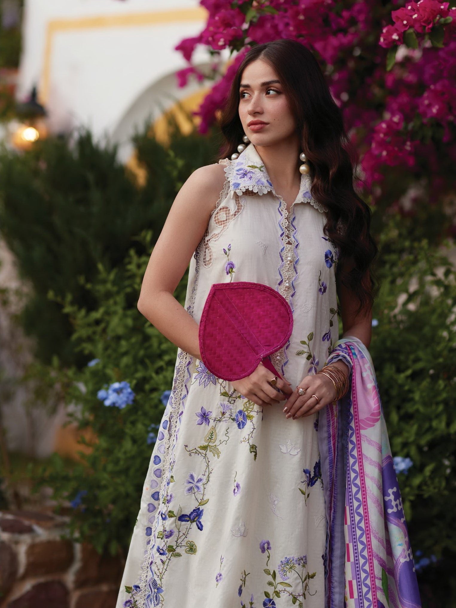 Evita Ivory |  Farah Talib Aziz  | Luxury Lawn Collection Unstitched 2026